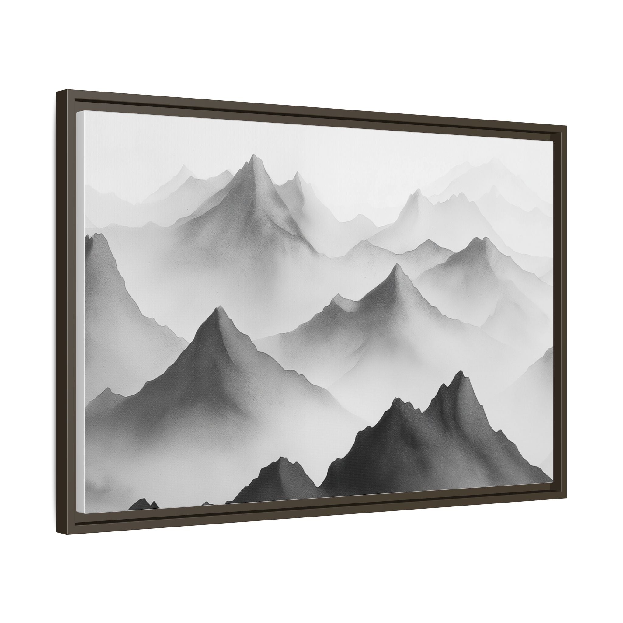 Framed Mountain Landscape Art Print