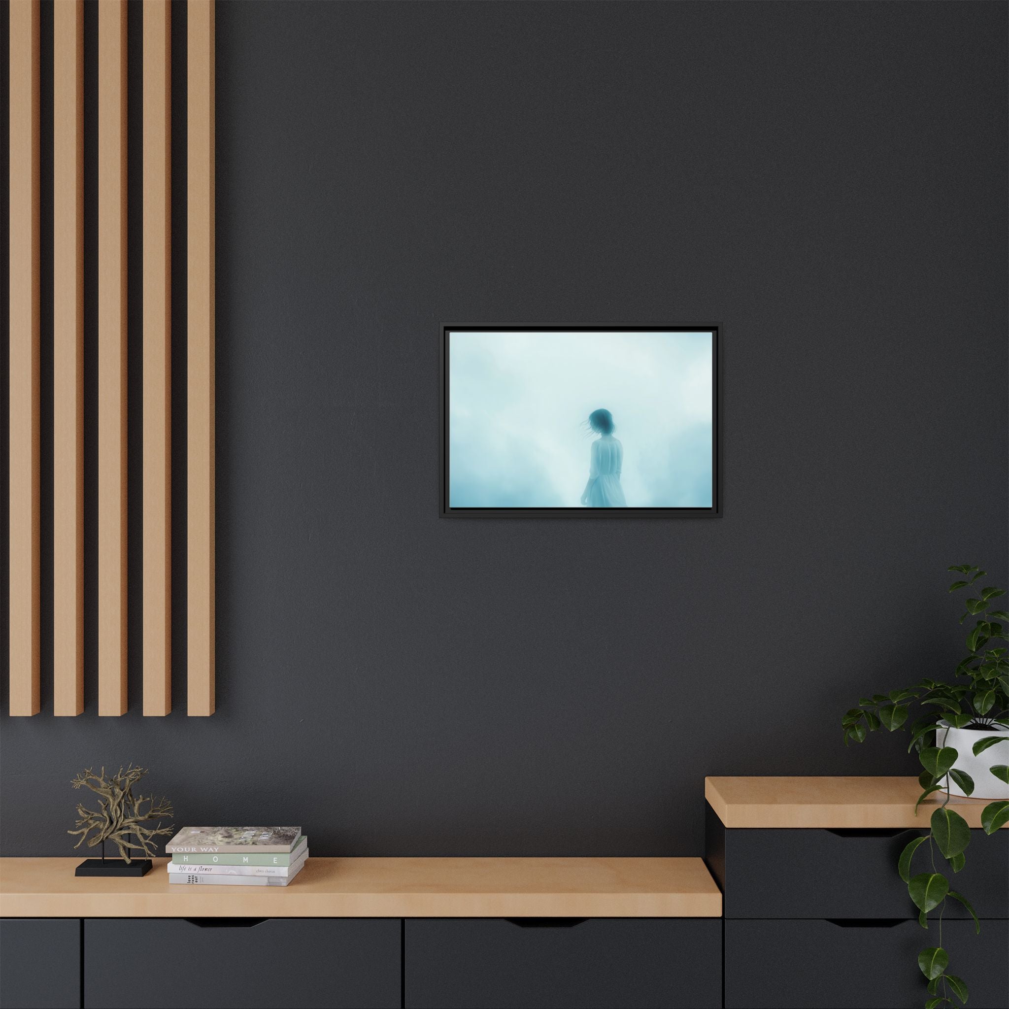 Serene Framed Canvas Art