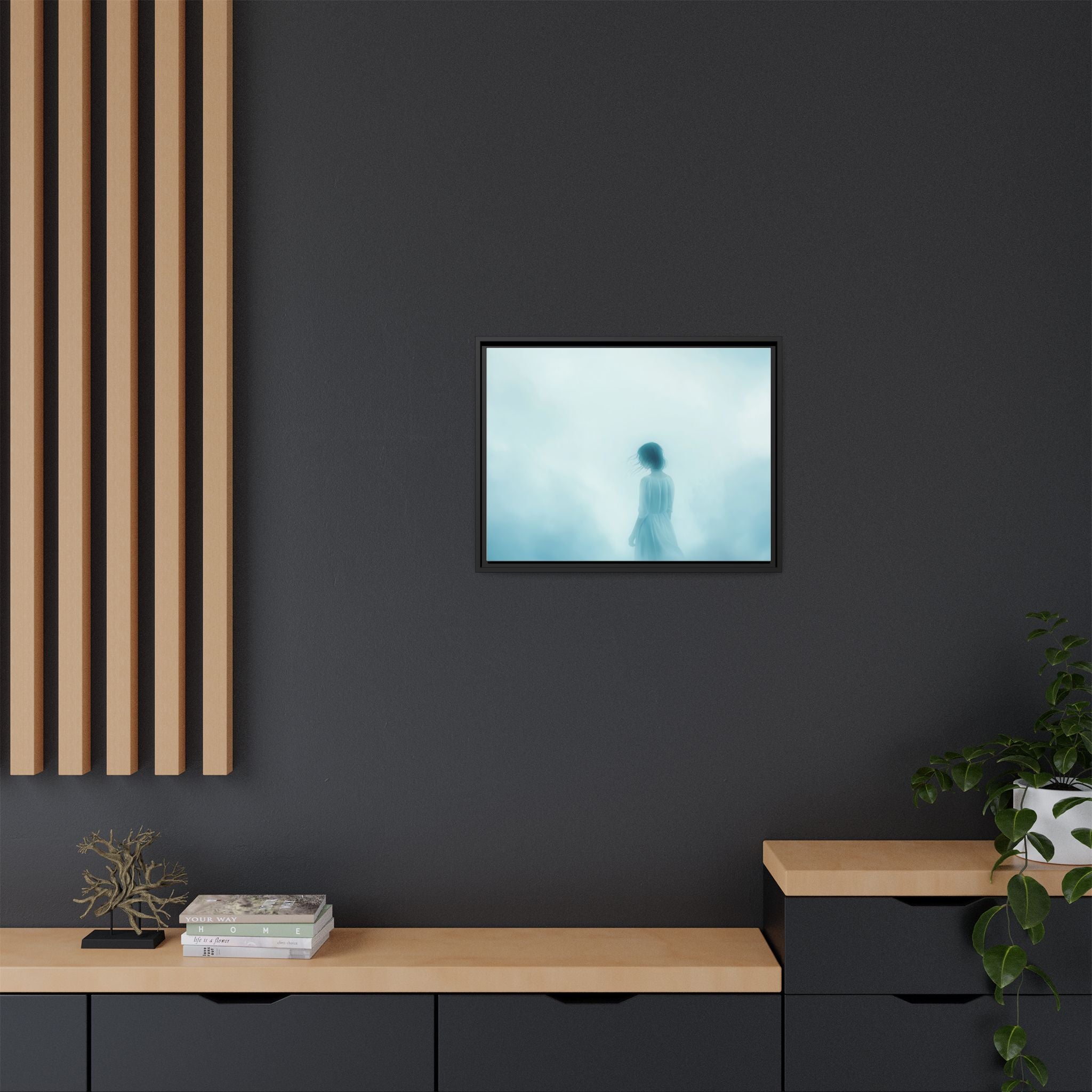 Serene Framed Canvas Art