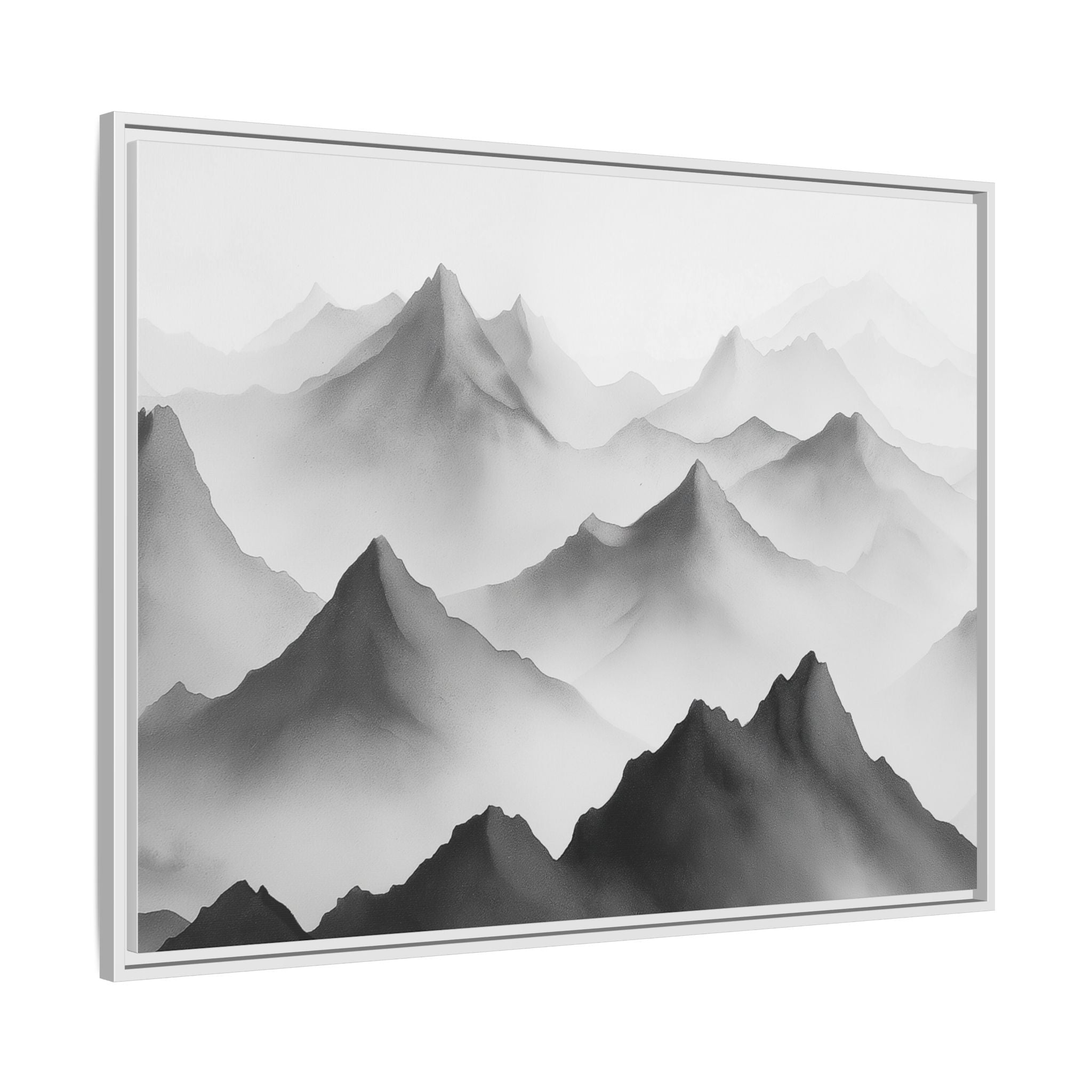 Framed Mountain Landscape Art Print