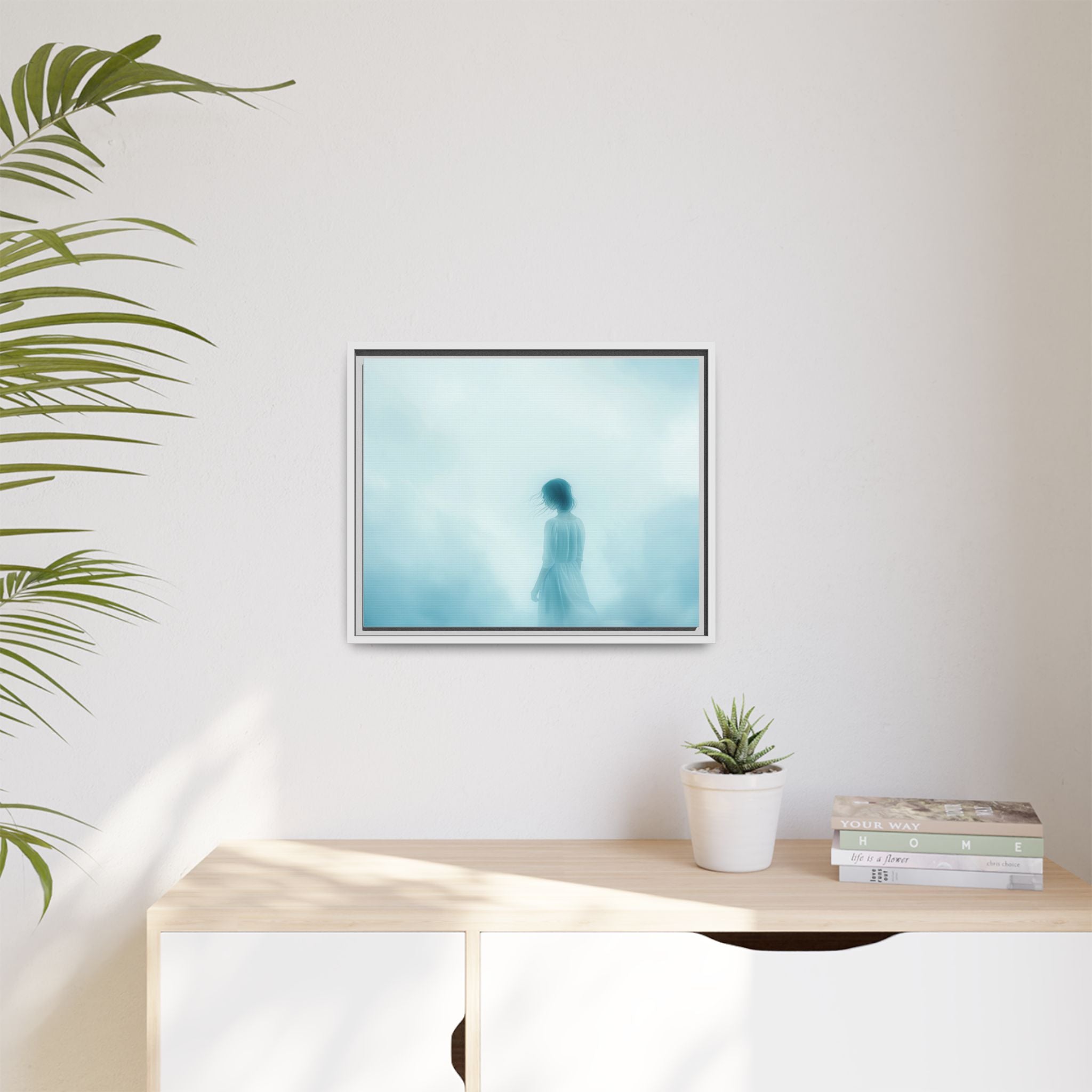 Serene Framed Canvas Art