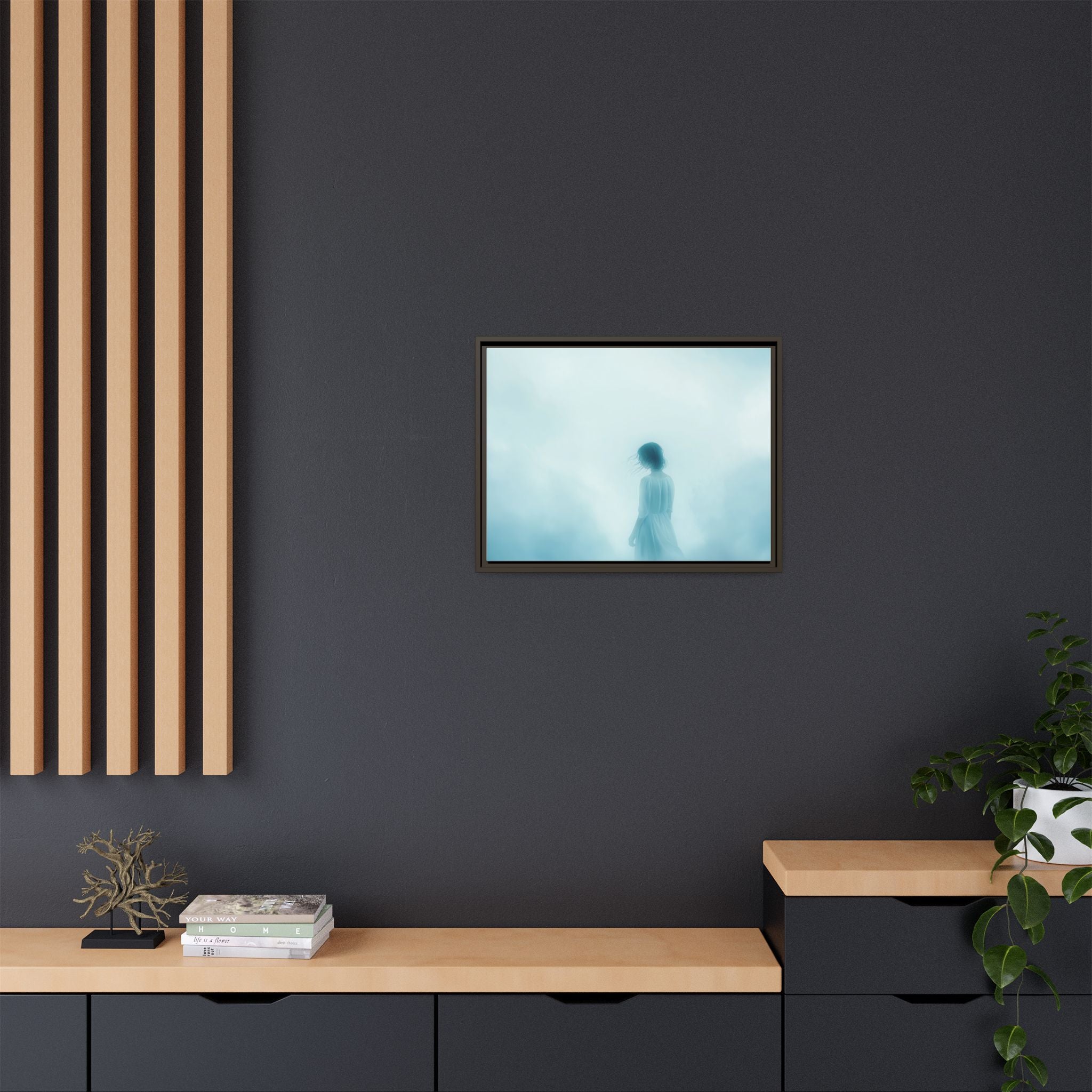 Serene Framed Canvas Art