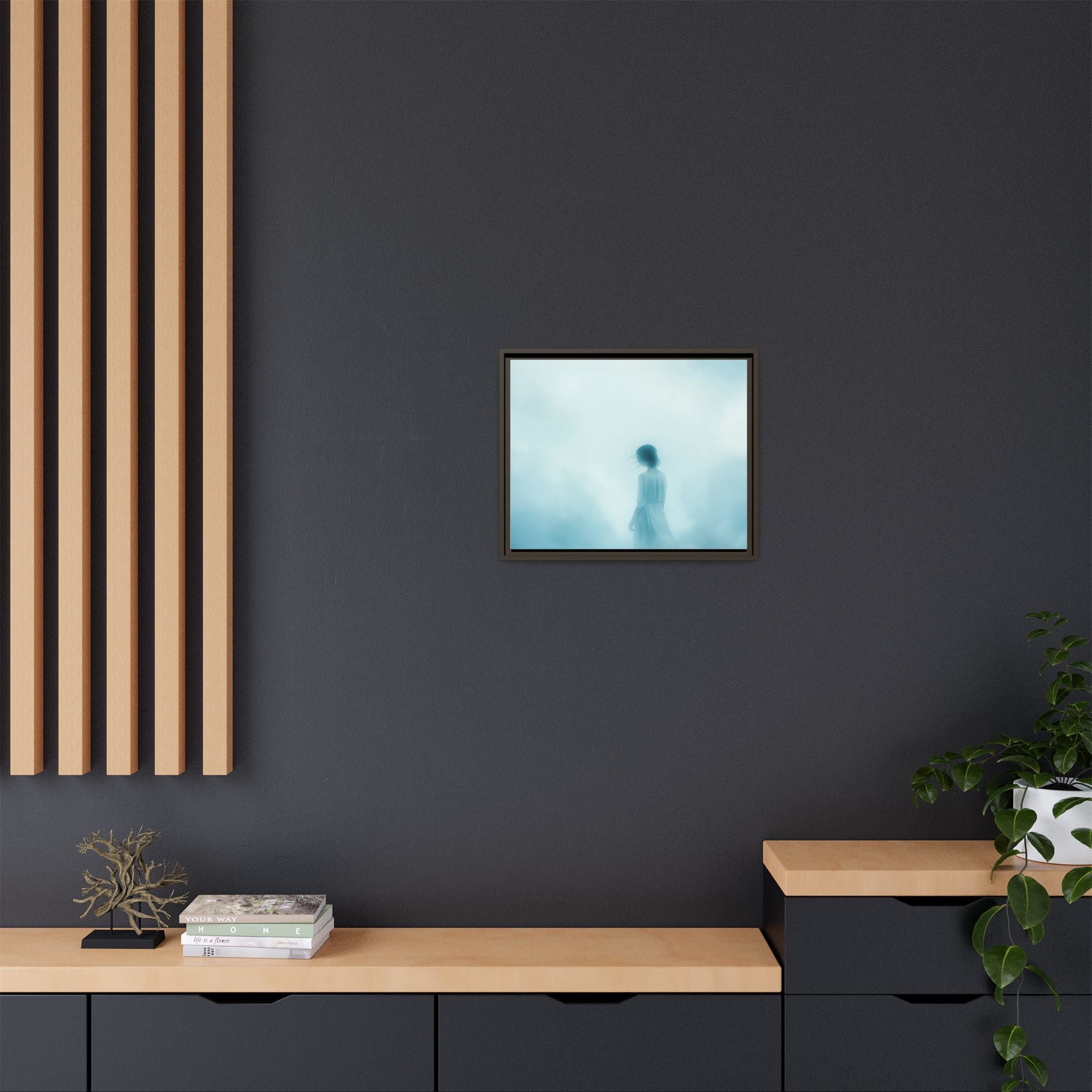 Serene Framed Canvas Art