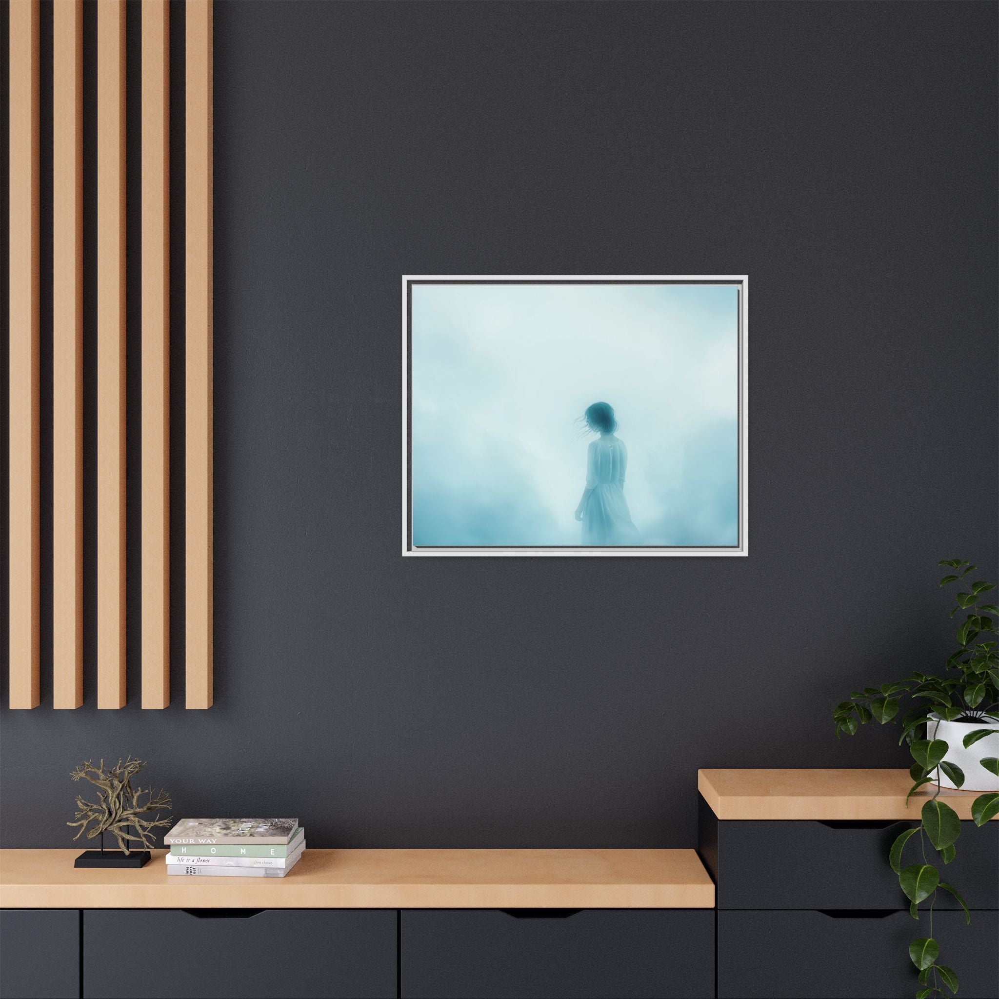 Serene Framed Canvas Art