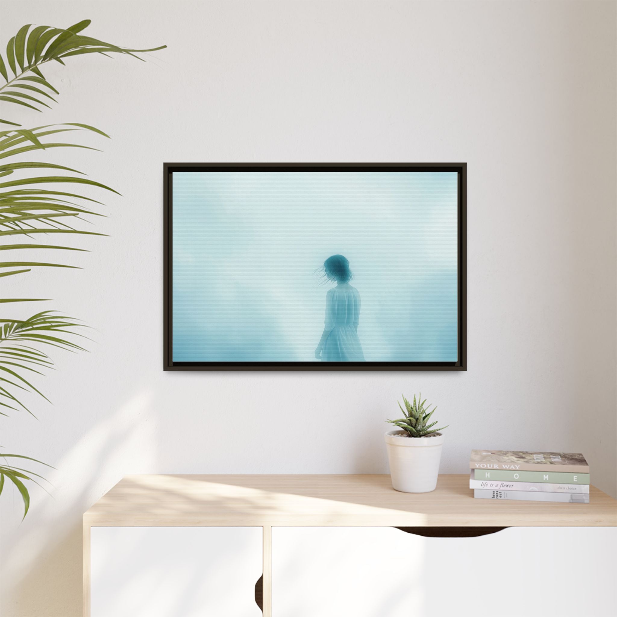 Serene Framed Canvas Art