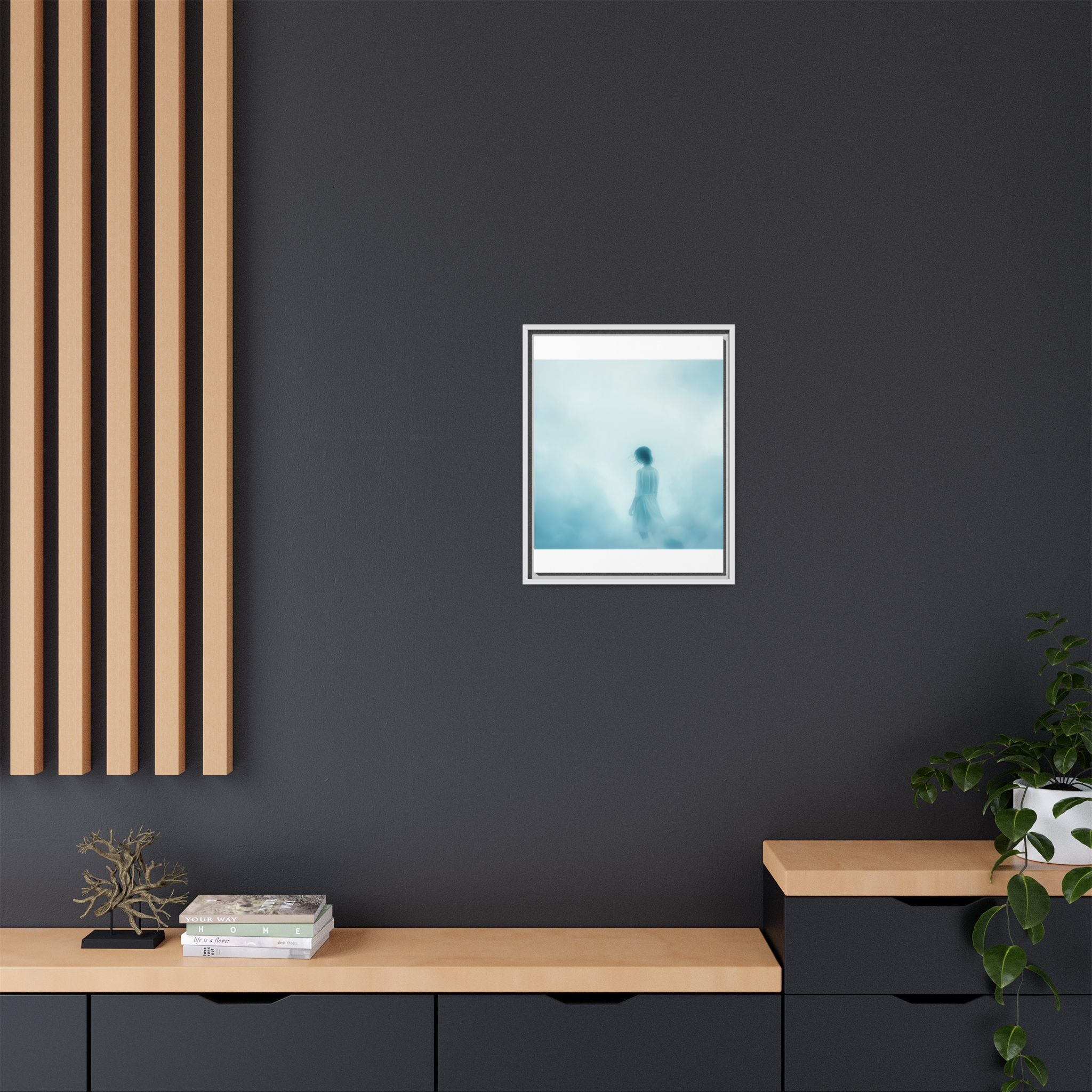Serene Framed Canvas Art