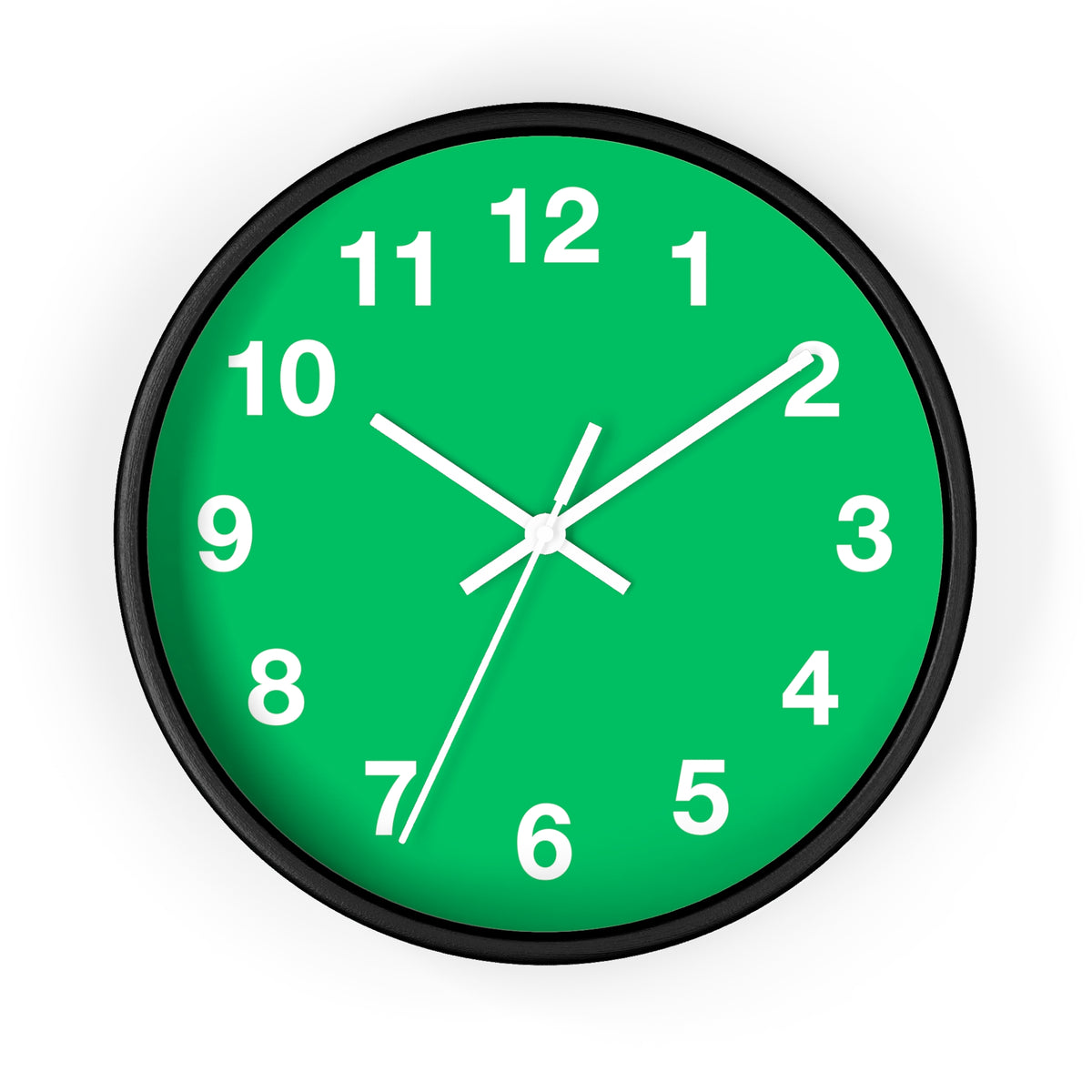 Fresh Leaf Green Wall Clock