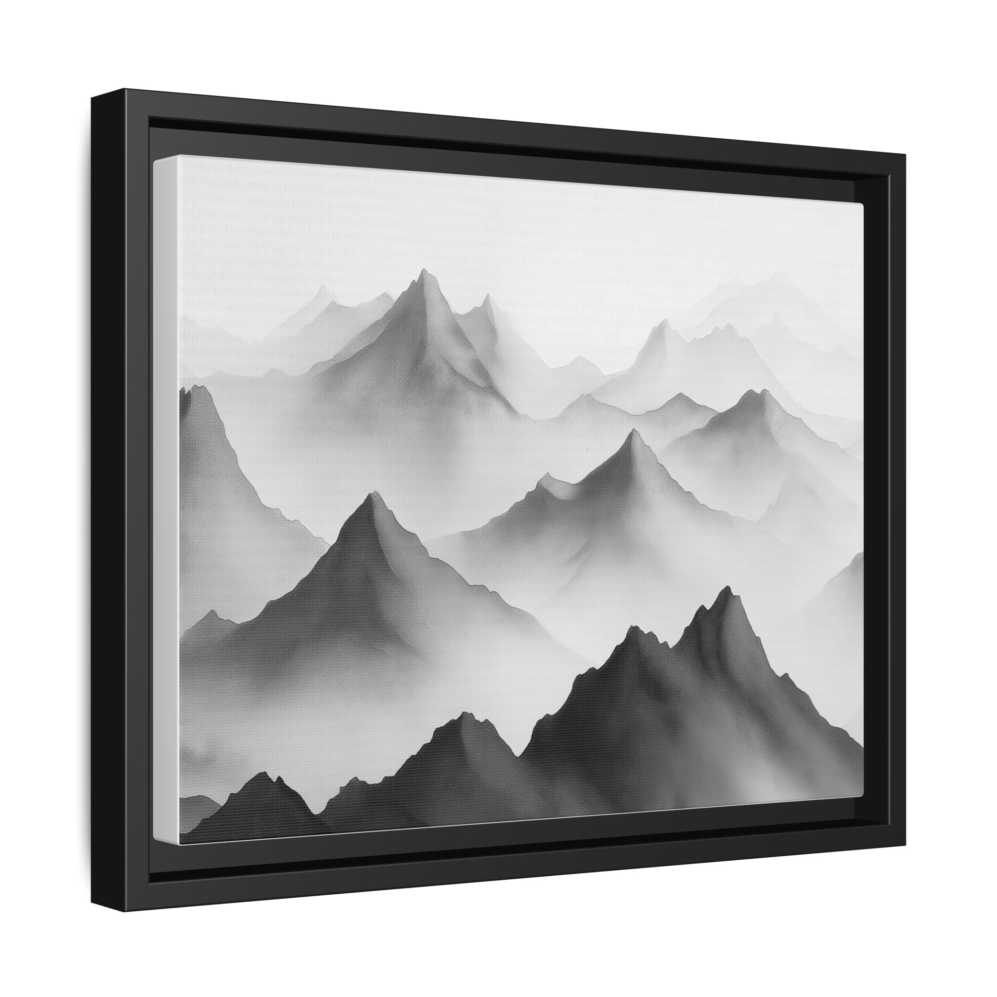 Framed Mountain Landscape Art Print