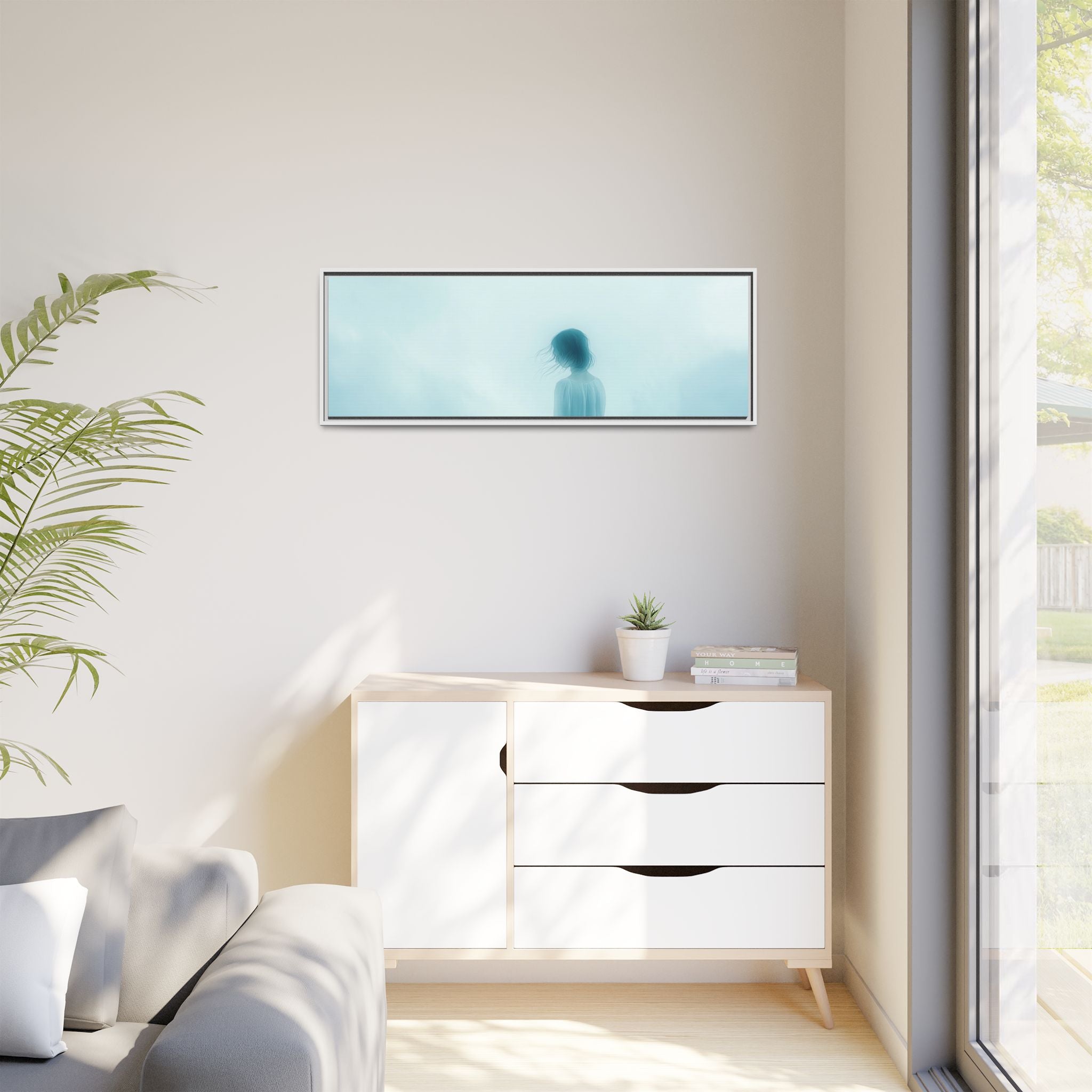 Serene Framed Canvas Art