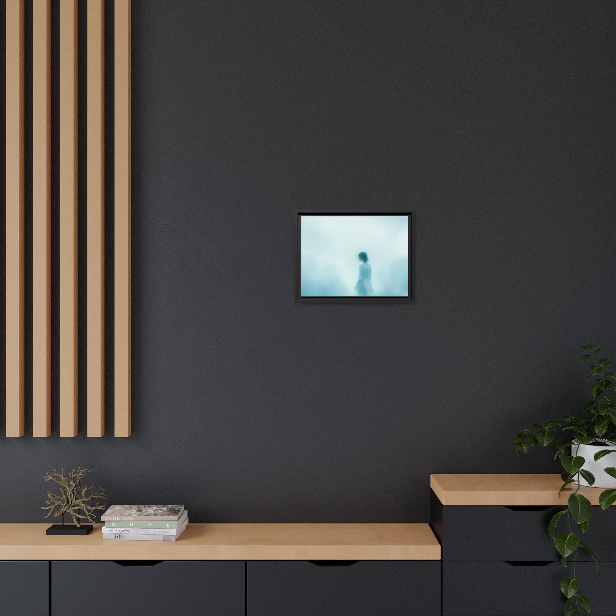 Serene Framed Canvas Art