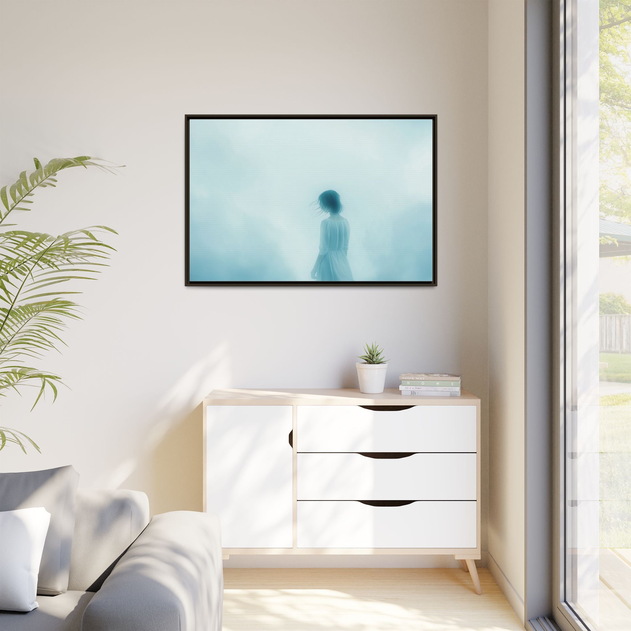Serene Framed Canvas Art