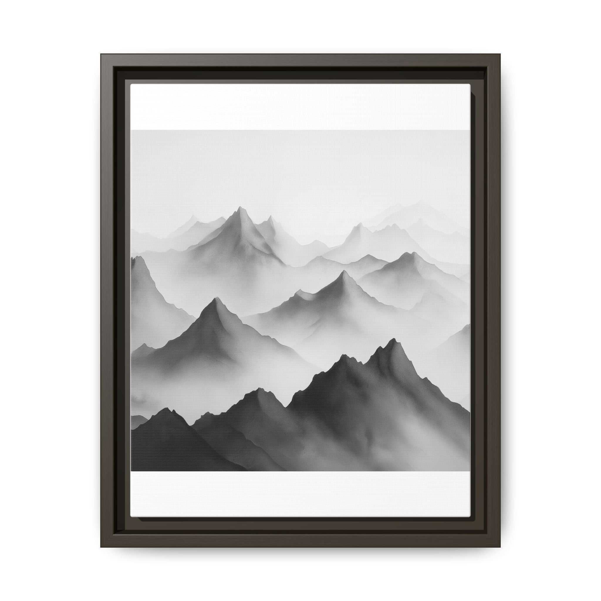Framed Mountain Landscape Art Print