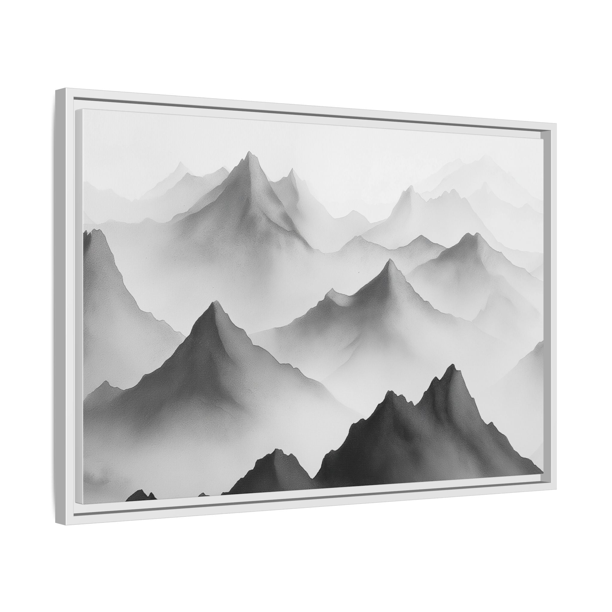 Framed Mountain Landscape Art Print