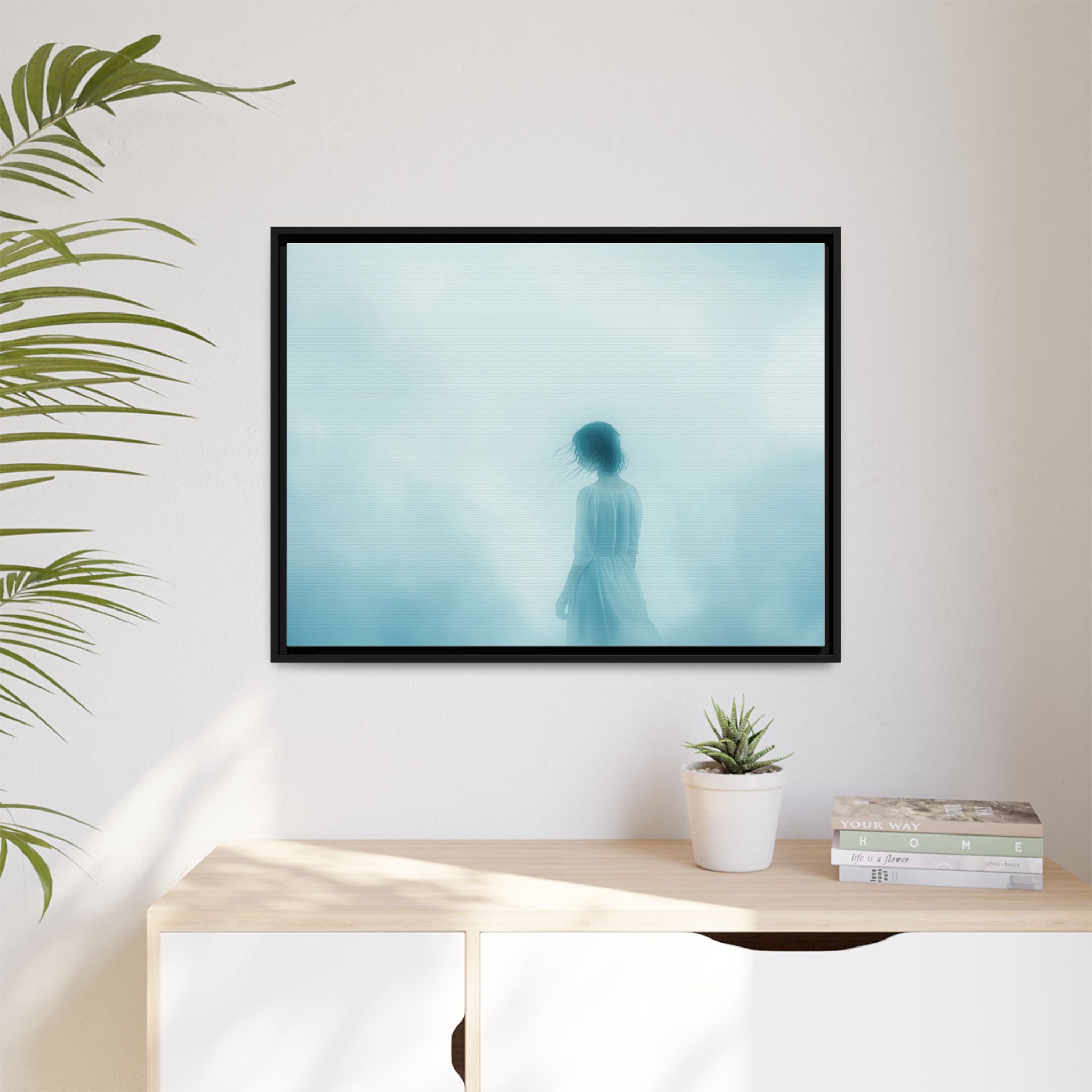 Serene Framed Canvas Art