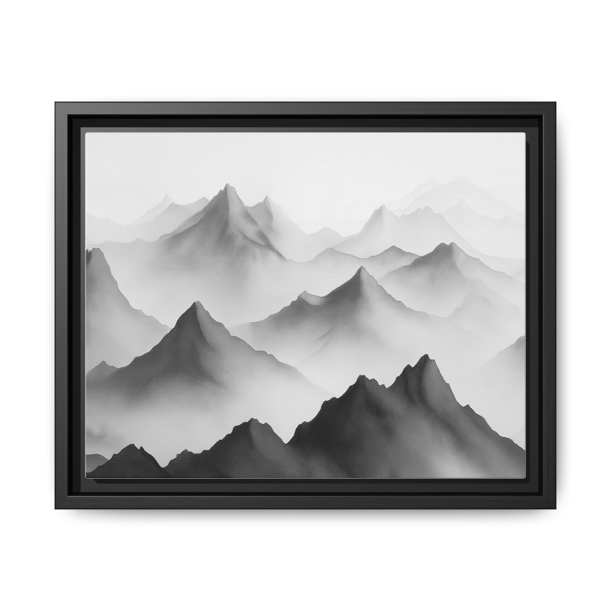 Framed Mountain Landscape Art Print