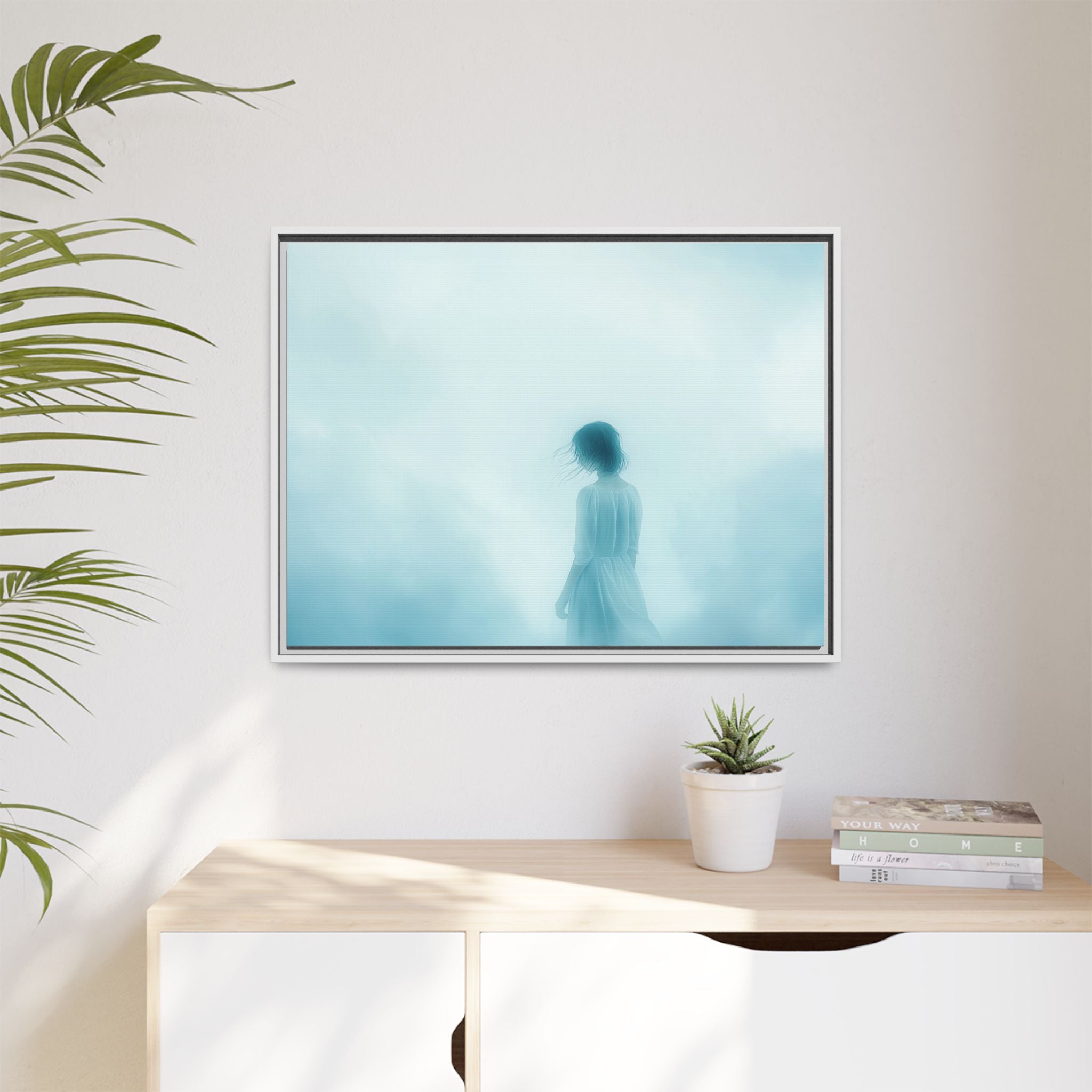 Serene Framed Canvas Art