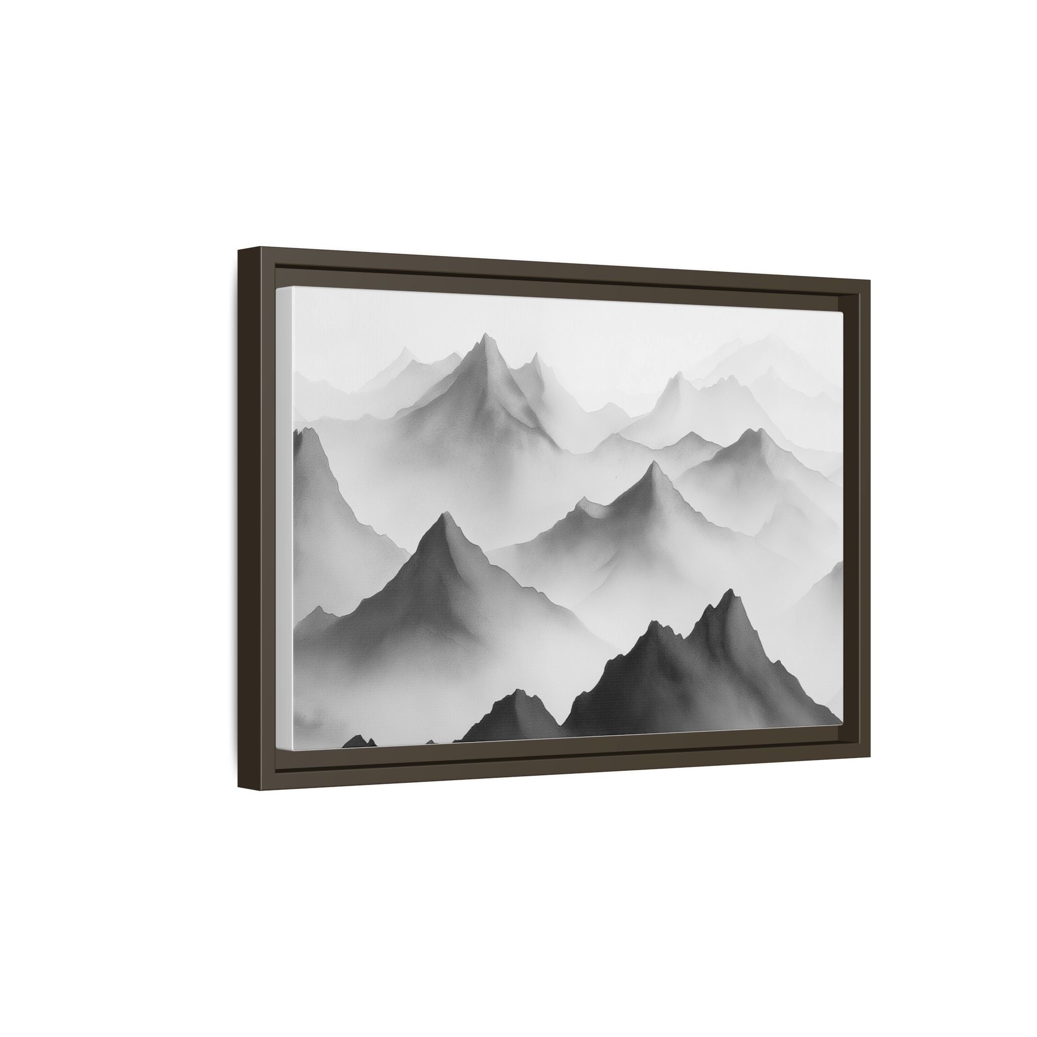 Framed Mountain Landscape Art Print