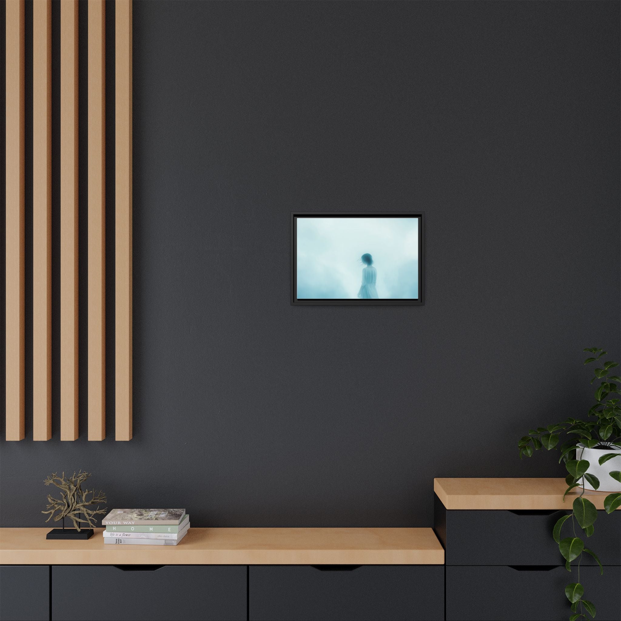 Serene Framed Canvas Art