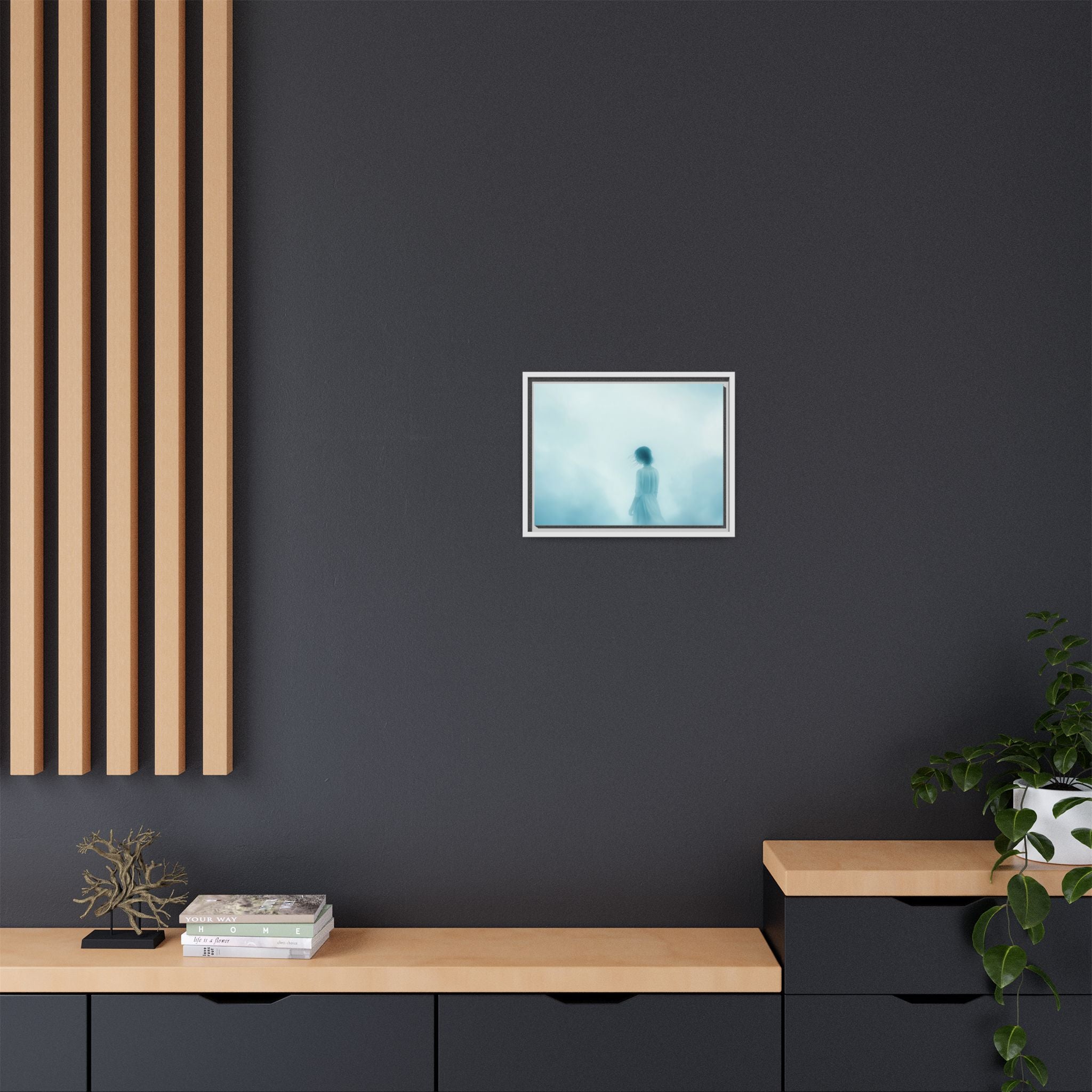 Serene Framed Canvas Art