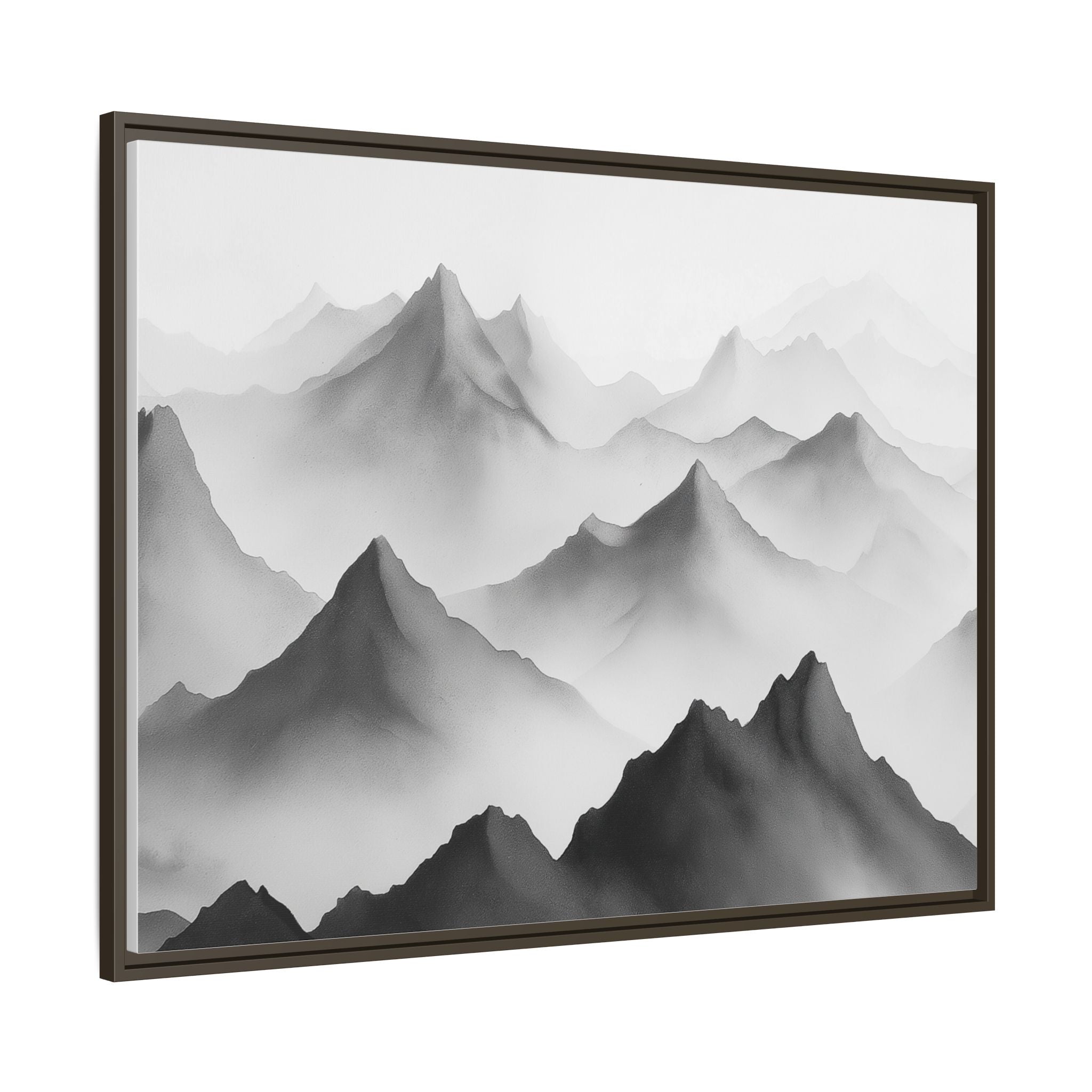 Framed Mountain Landscape Art Print