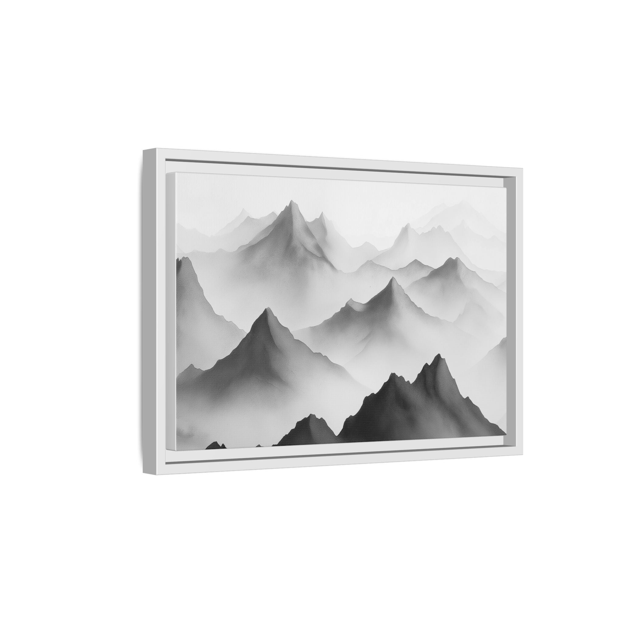 Framed Mountain Landscape Art Print