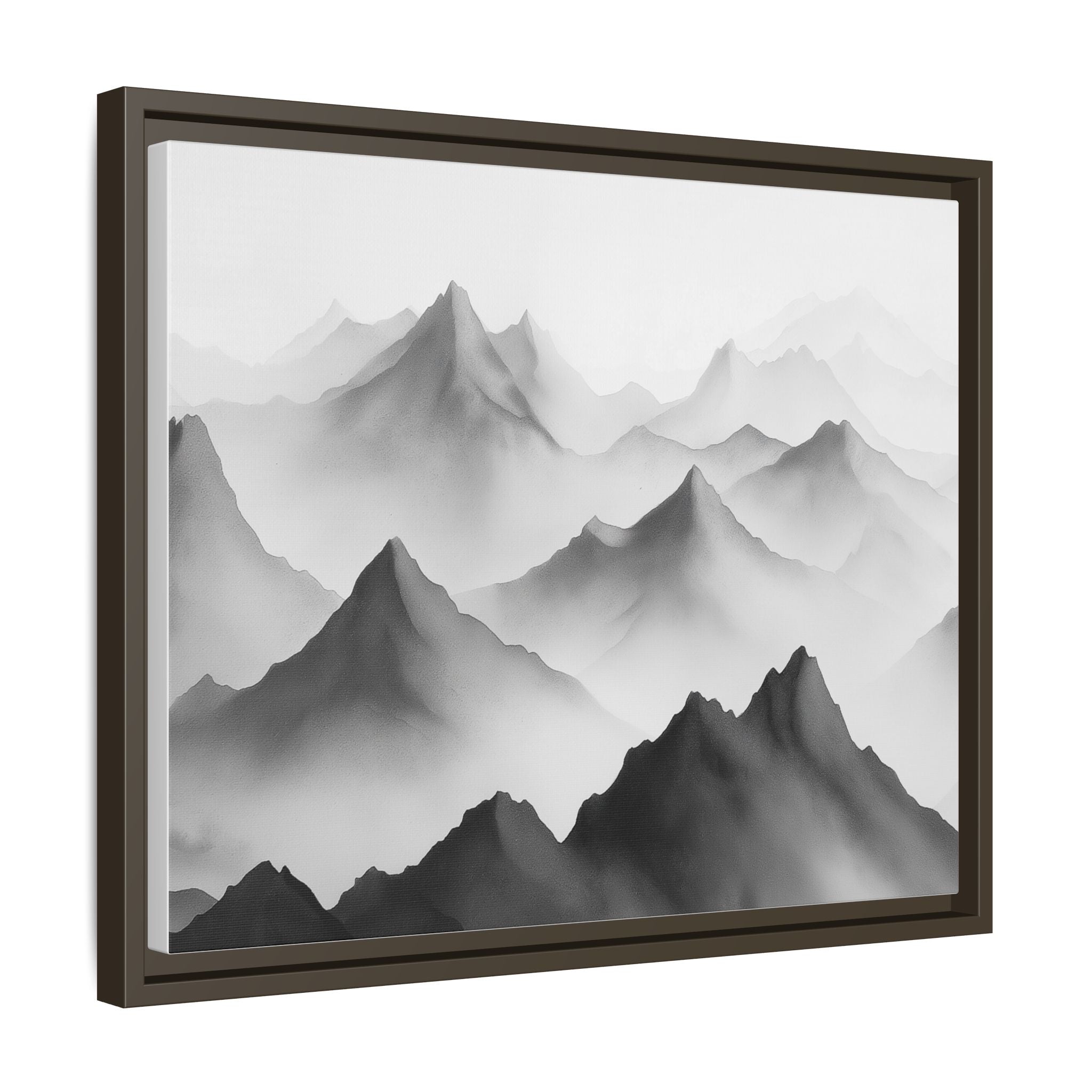 Framed Mountain Landscape Art Print