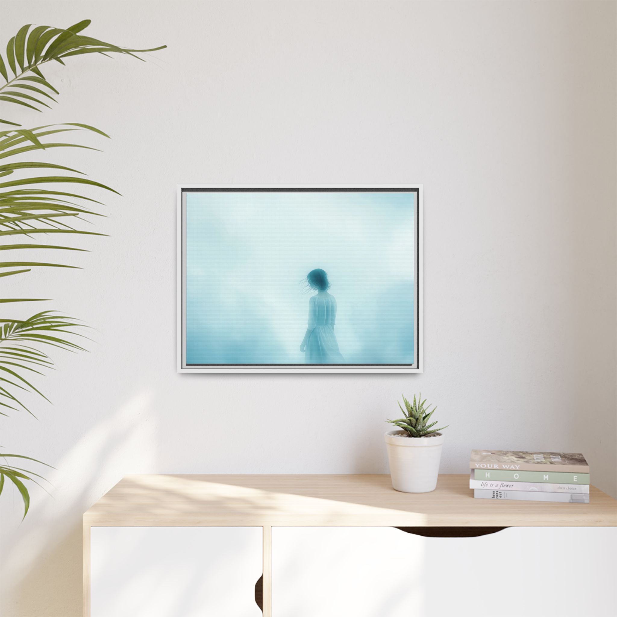 Serene Framed Canvas Art