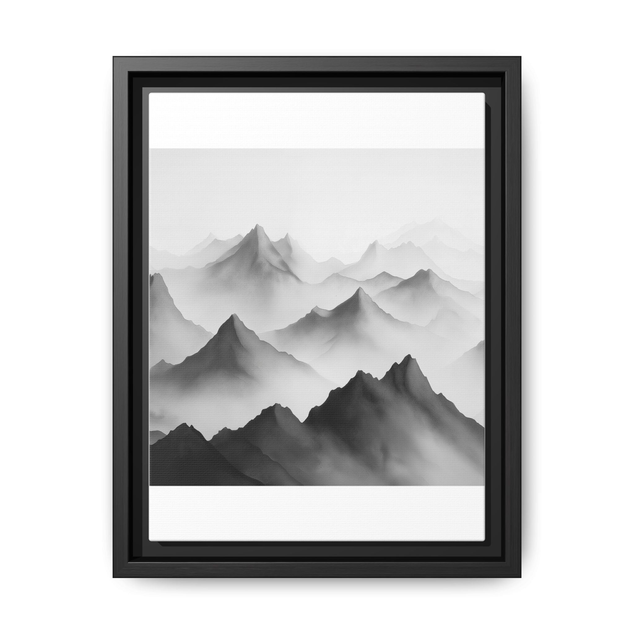 Framed Mountain Landscape Art Print
