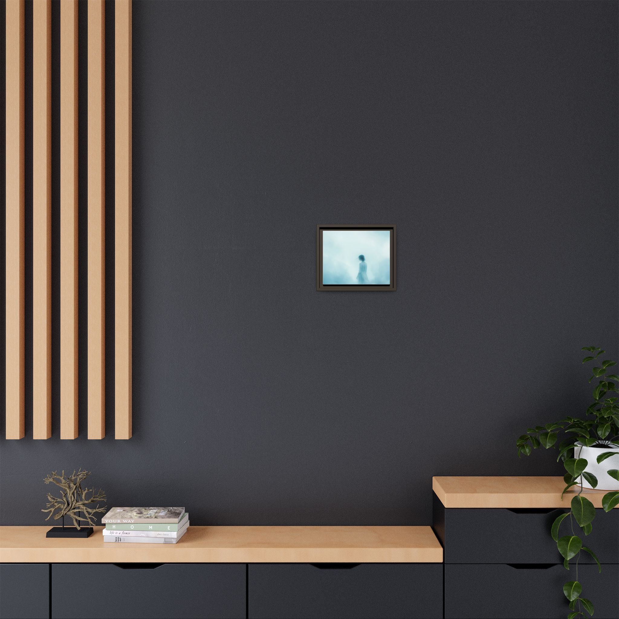 Serene Framed Canvas Art