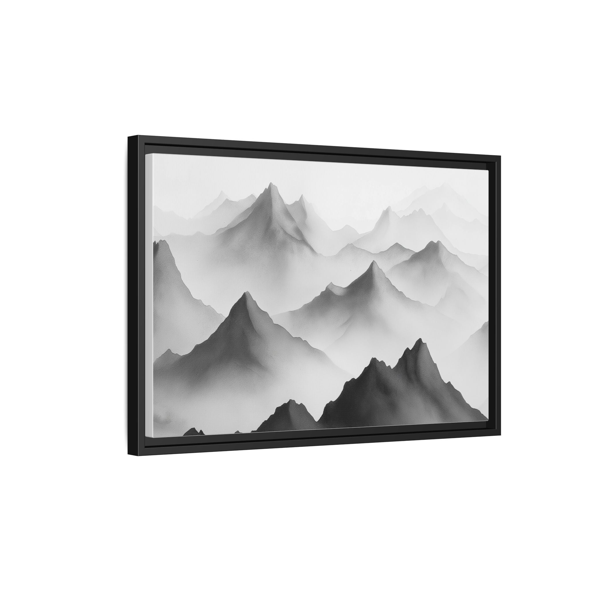 Framed Mountain Landscape Art Print