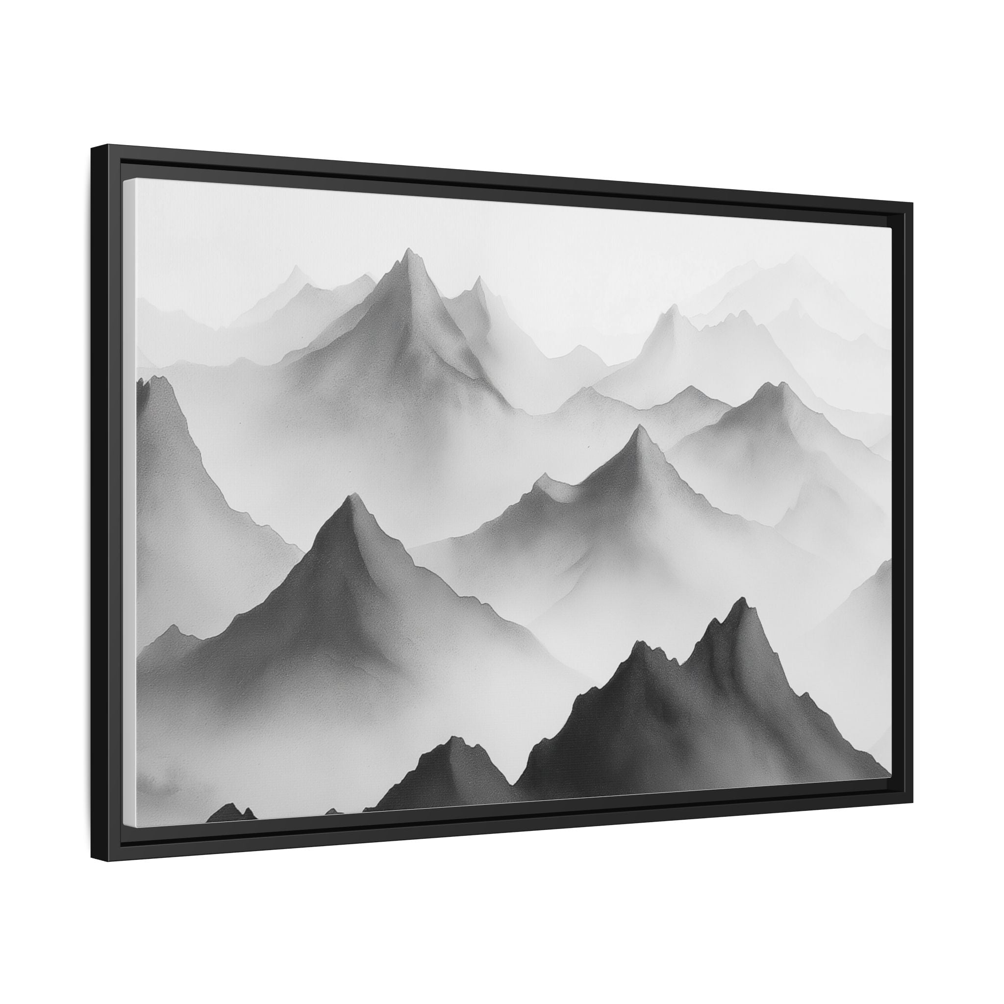 Framed Mountain Landscape Art Print
