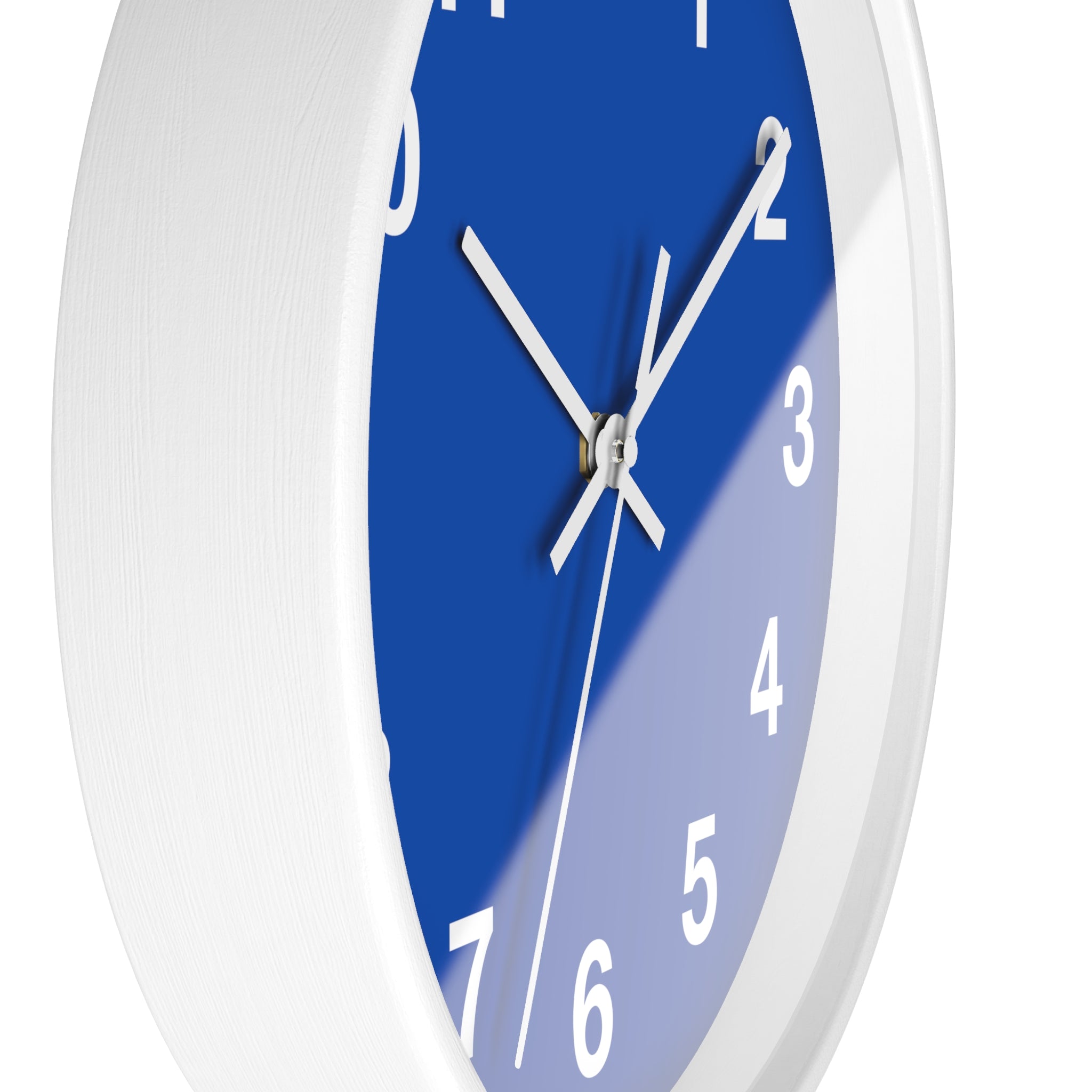 Blue Minimalist Wall Clock