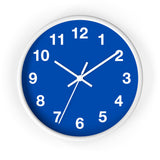 Blue Minimalist Wall Clock