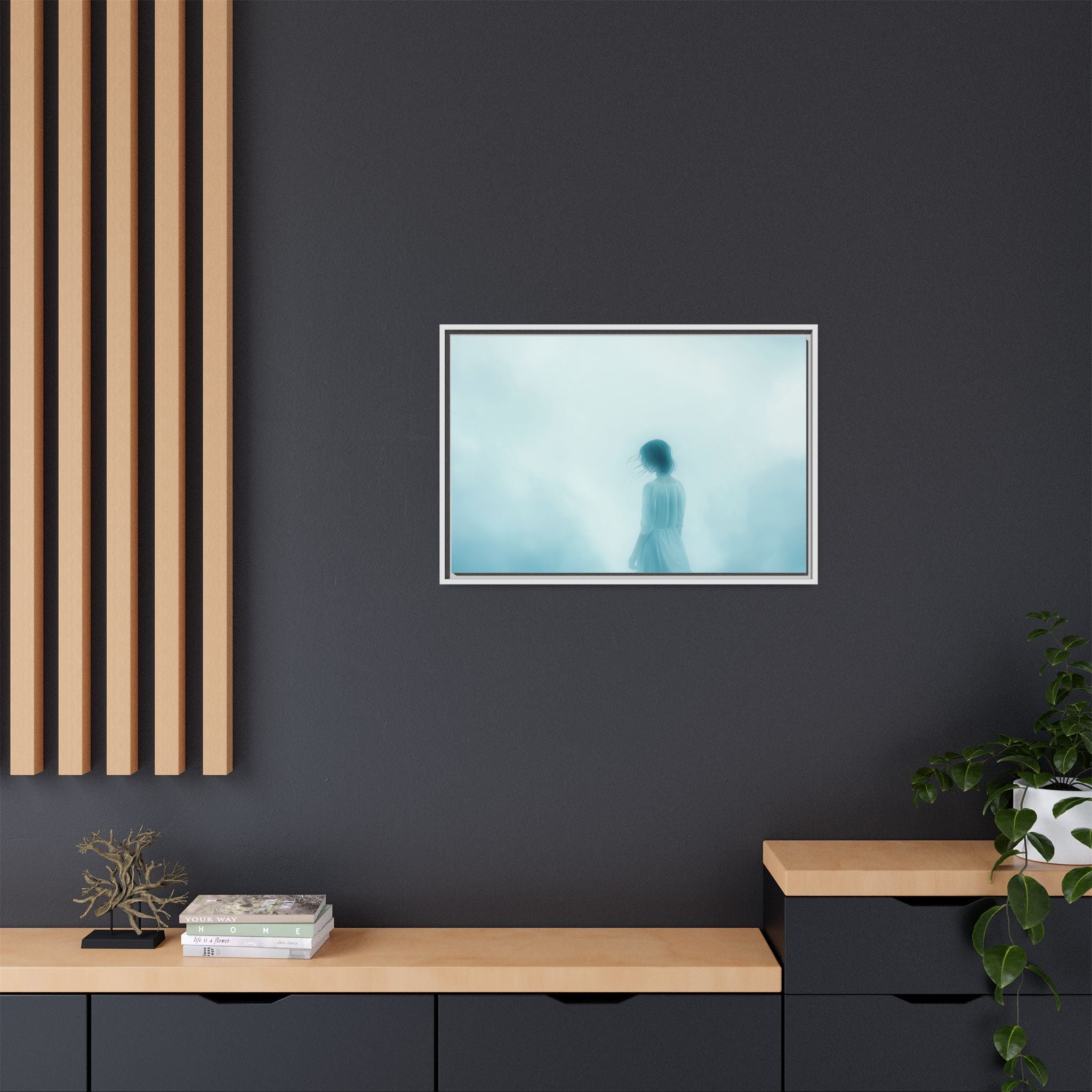 Serene Framed Canvas Art