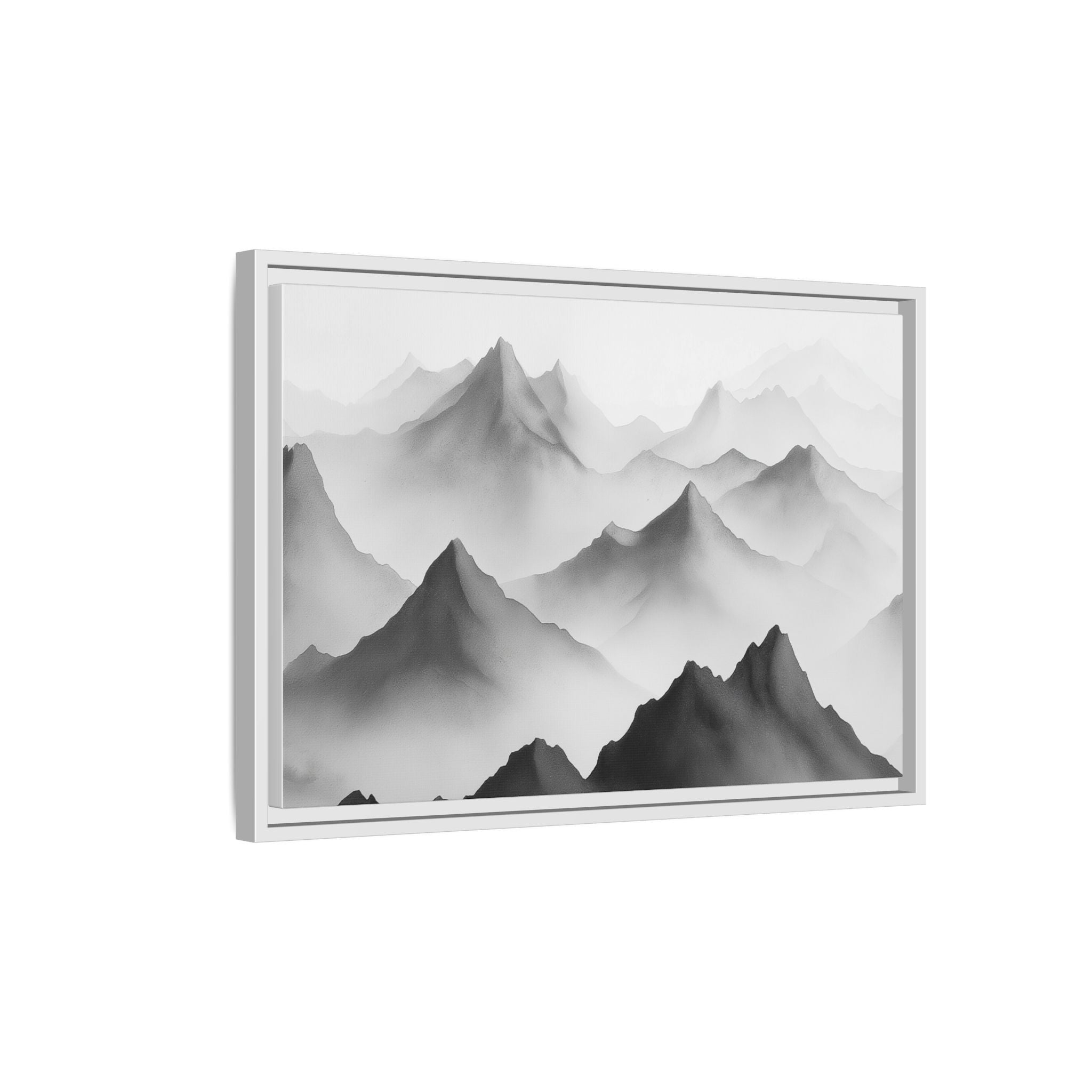 Framed Mountain Landscape Art Print