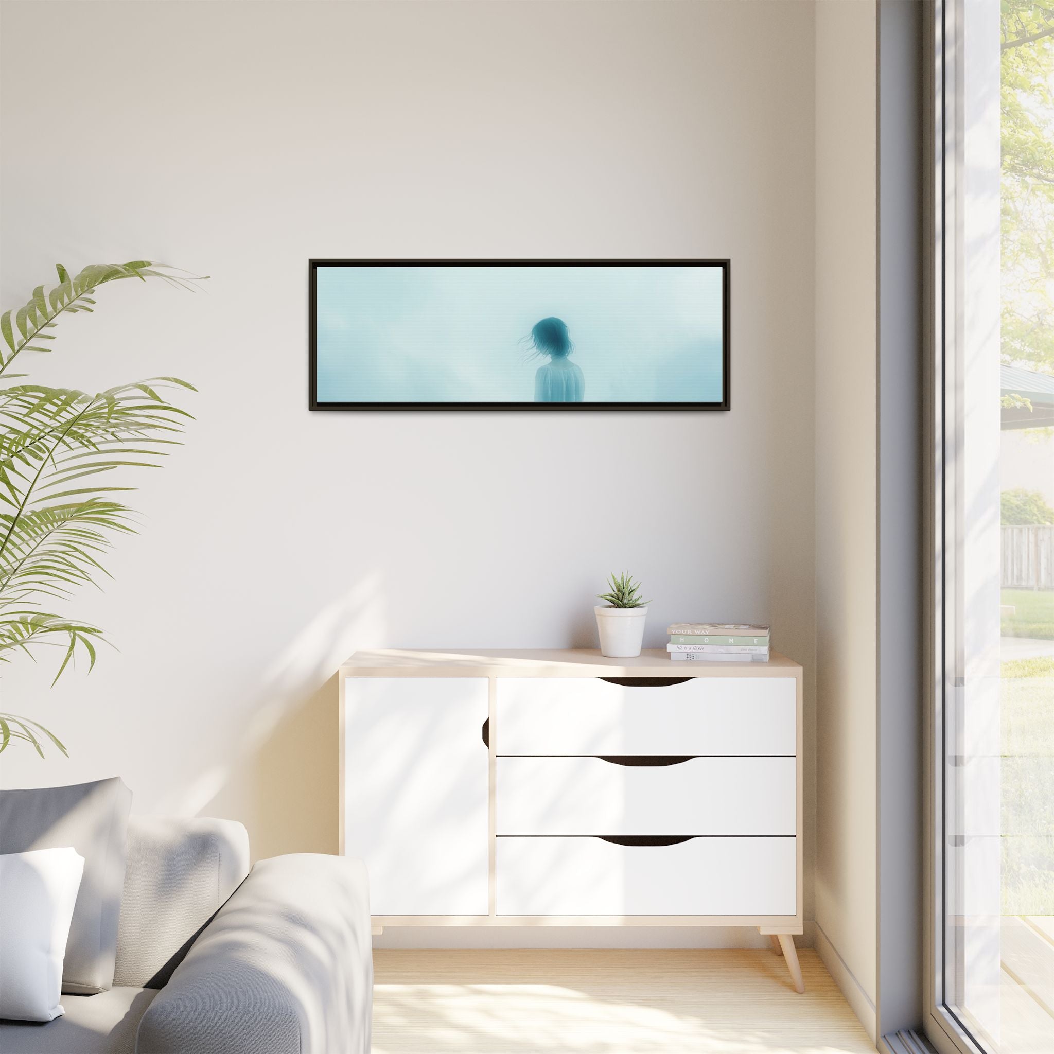 Serene Framed Canvas Art