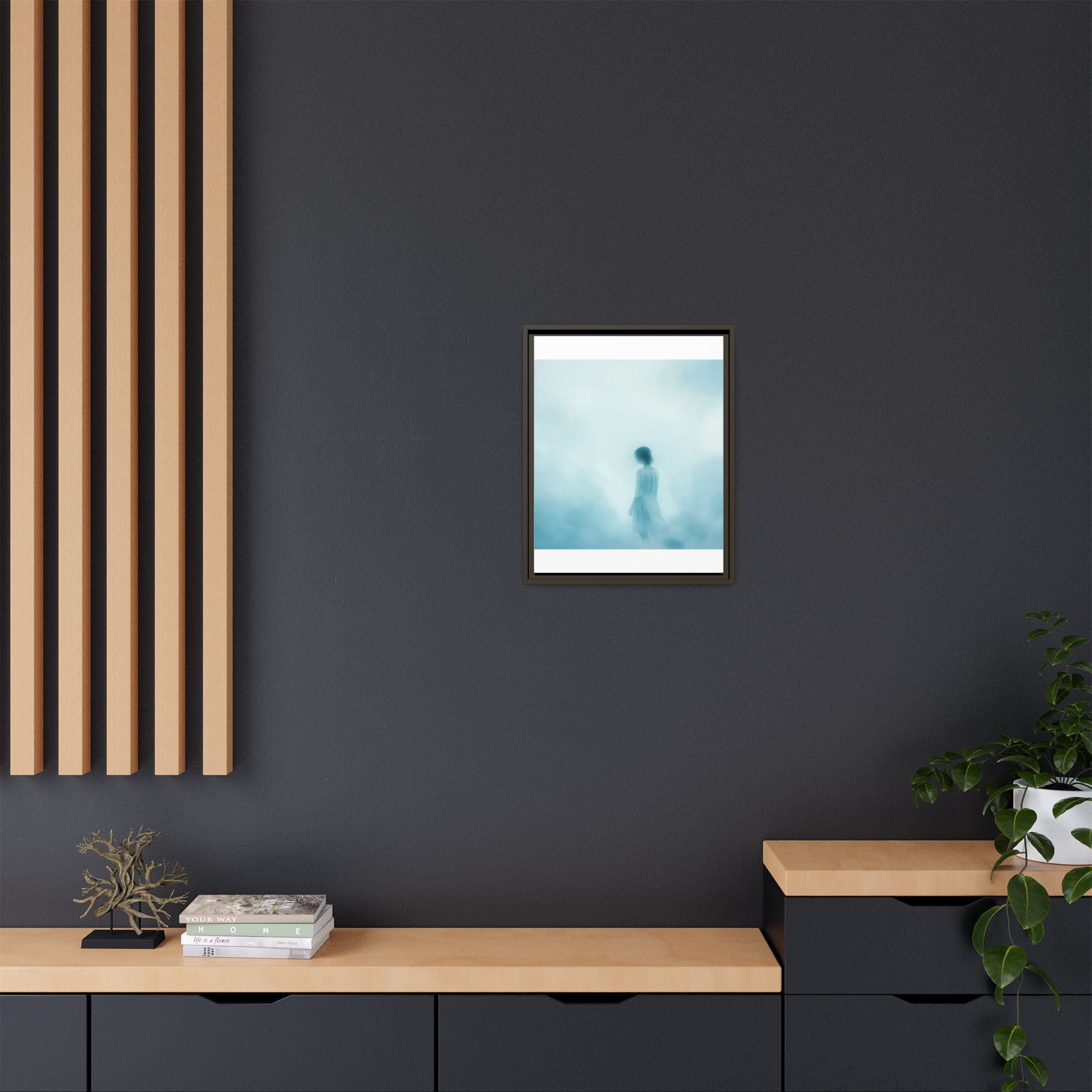 Serene Framed Canvas Art