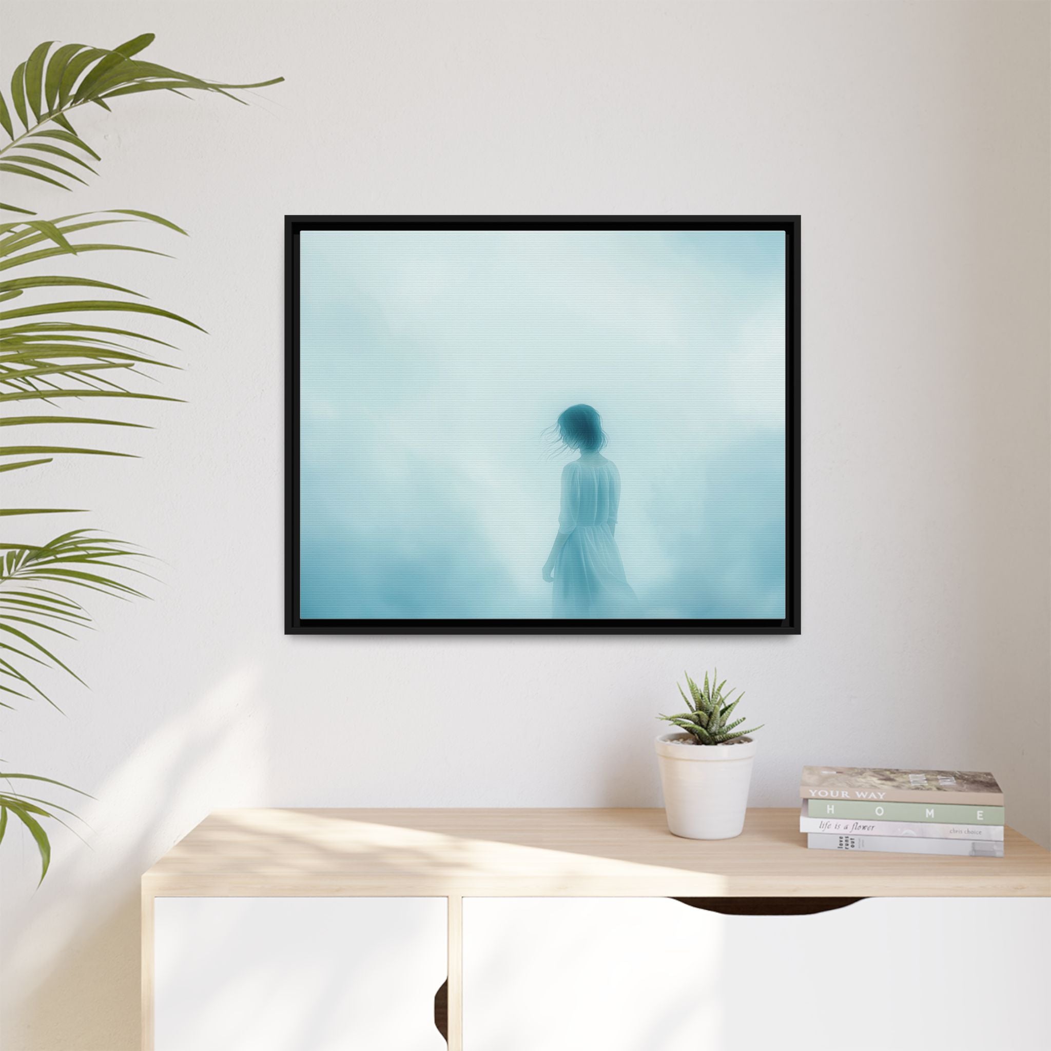 Serene Framed Canvas Art
