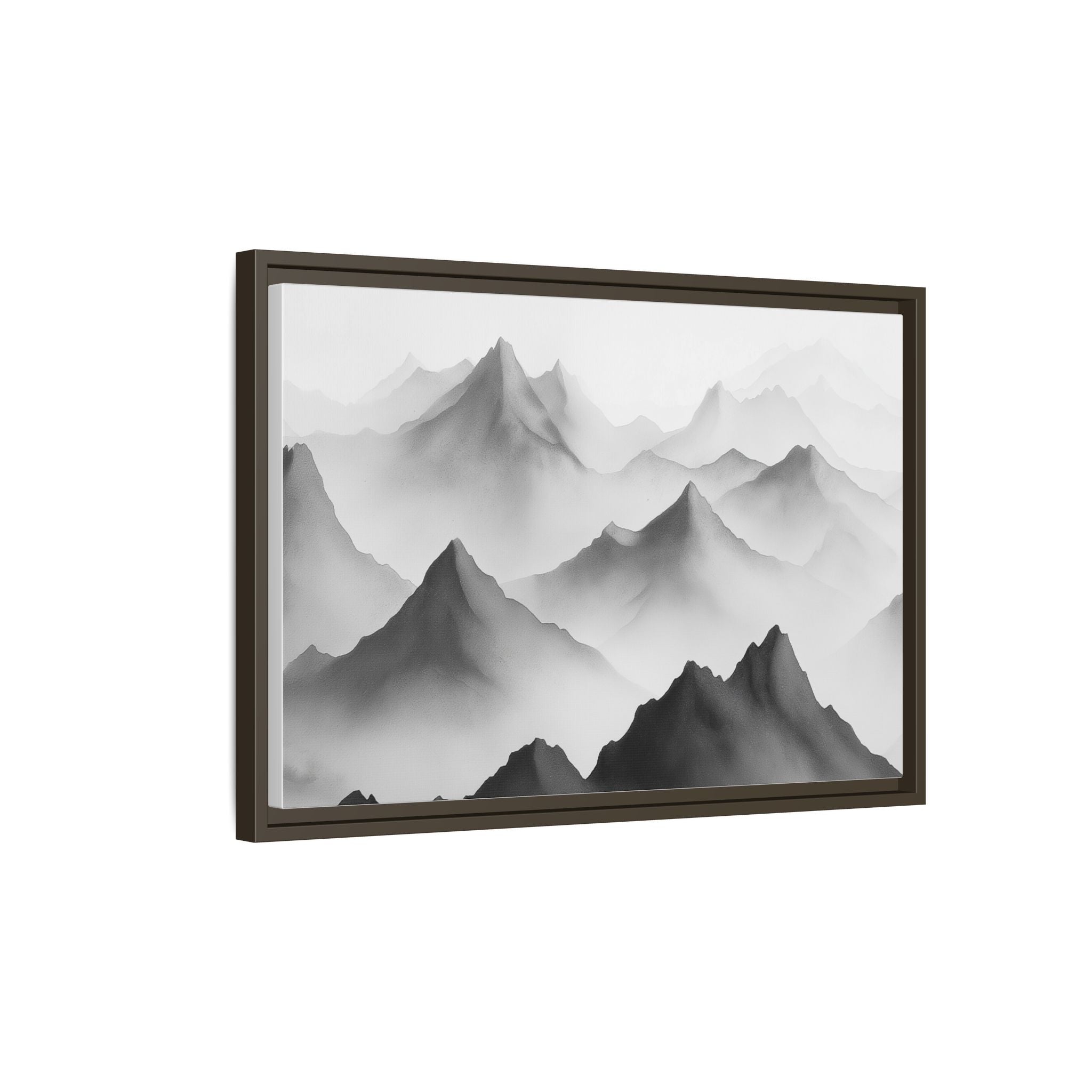 Framed Mountain Landscape Art Print