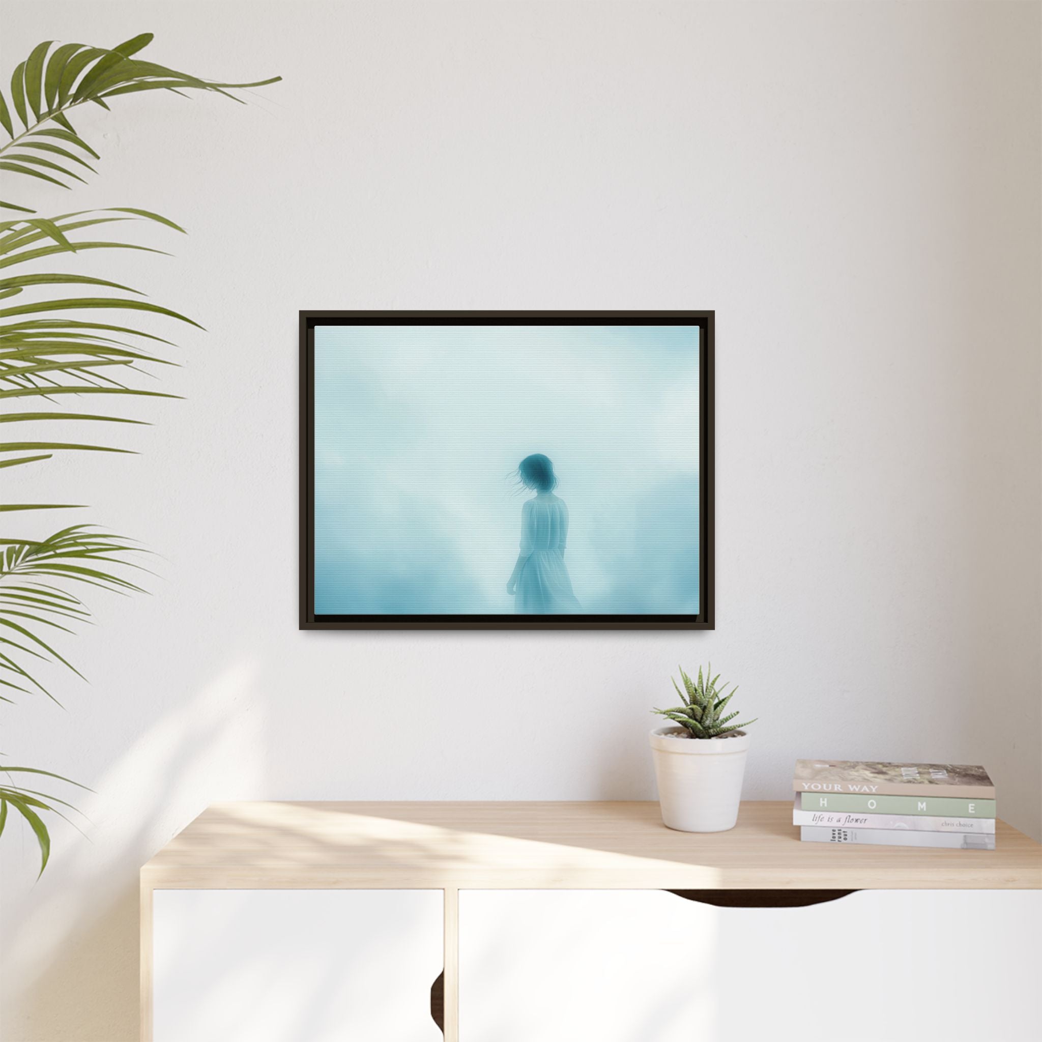 Serene Framed Canvas Art