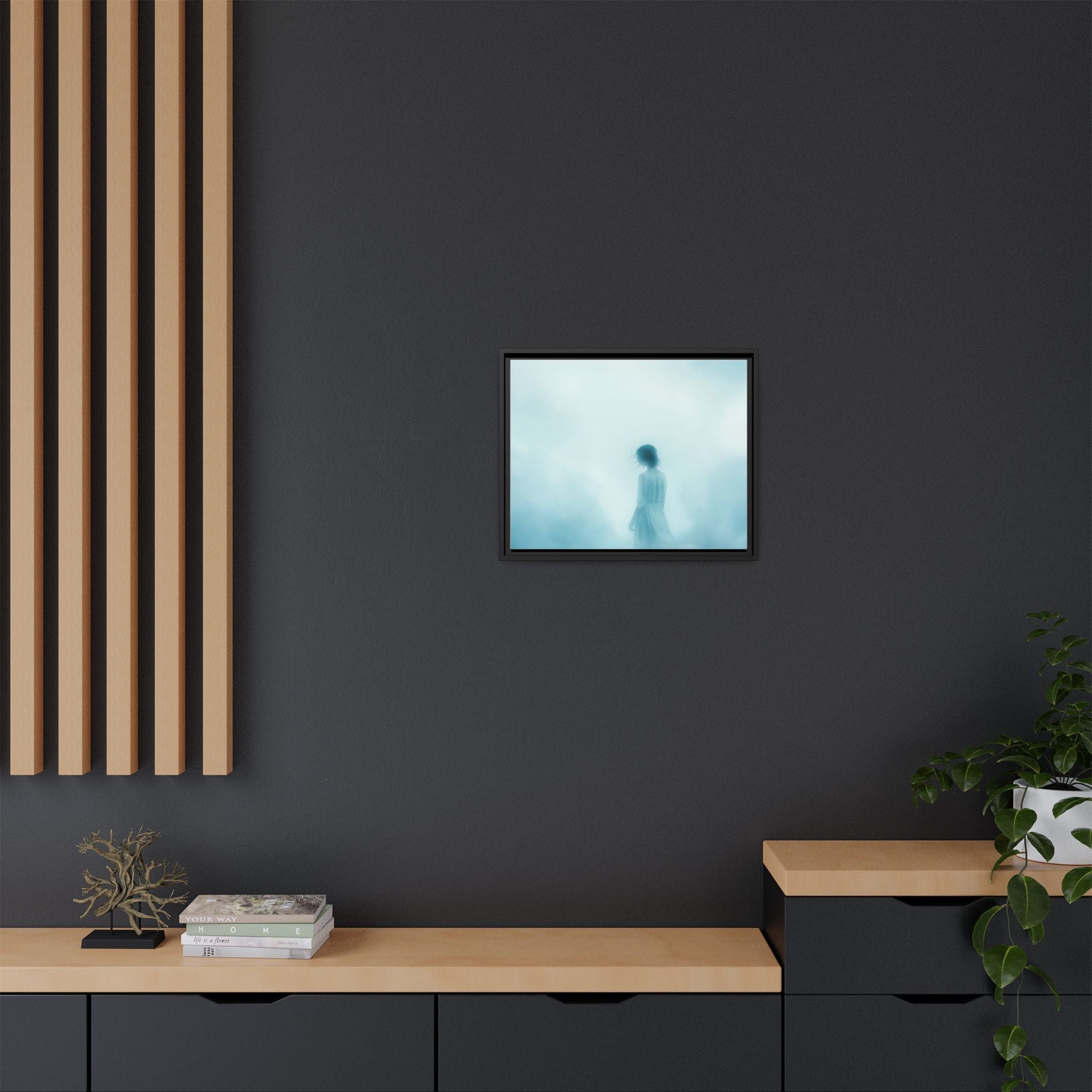 Serene Framed Canvas Art