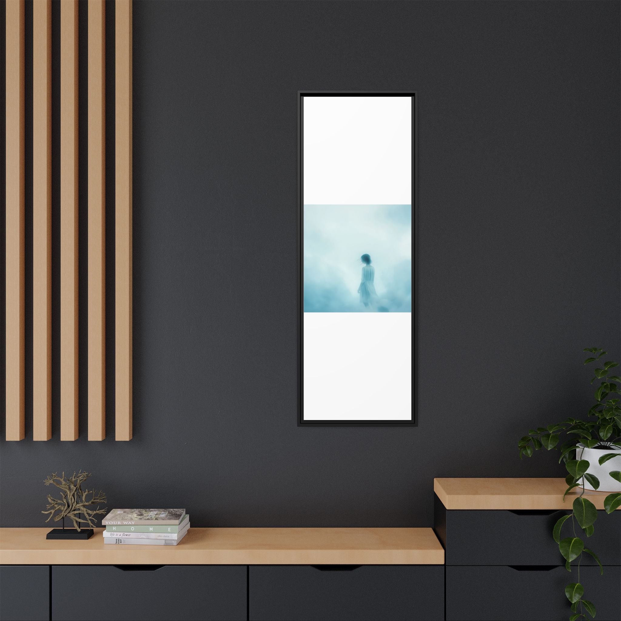 Serene Framed Canvas Art