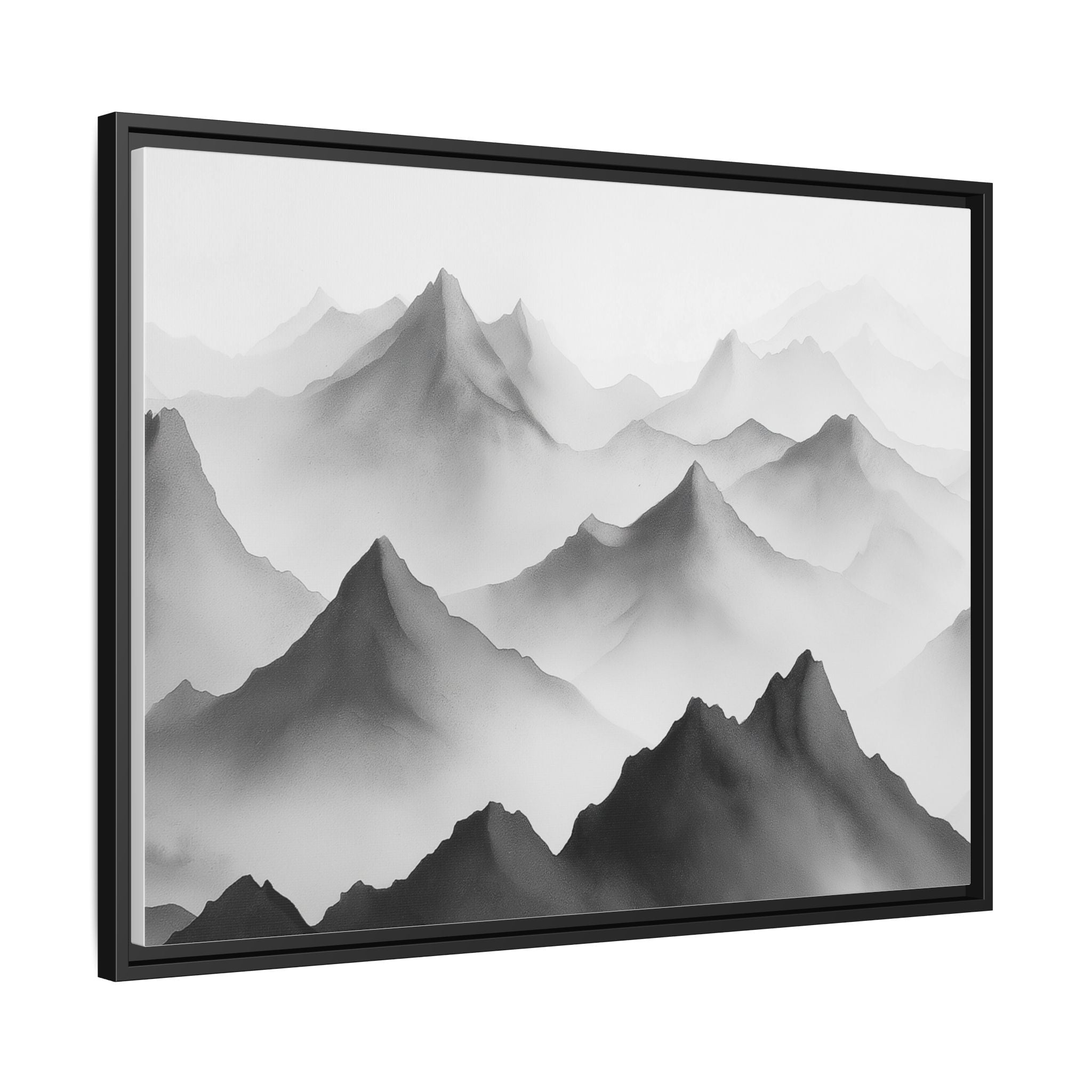 Framed Mountain Landscape Art Print