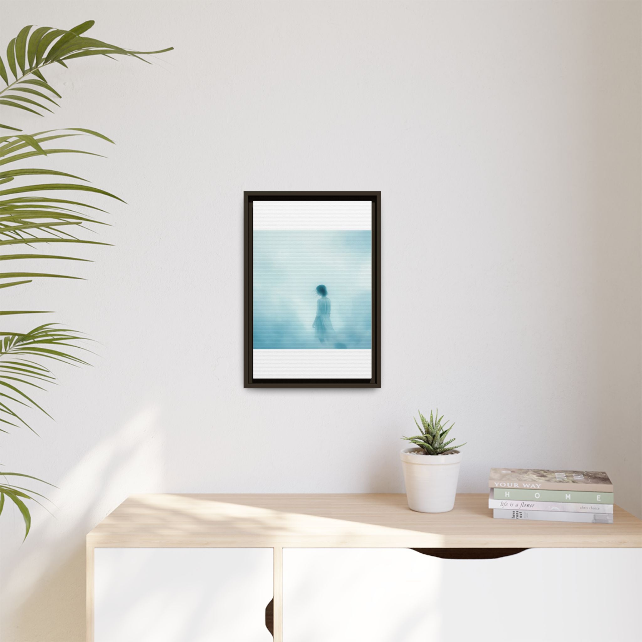 Serene Framed Canvas Art