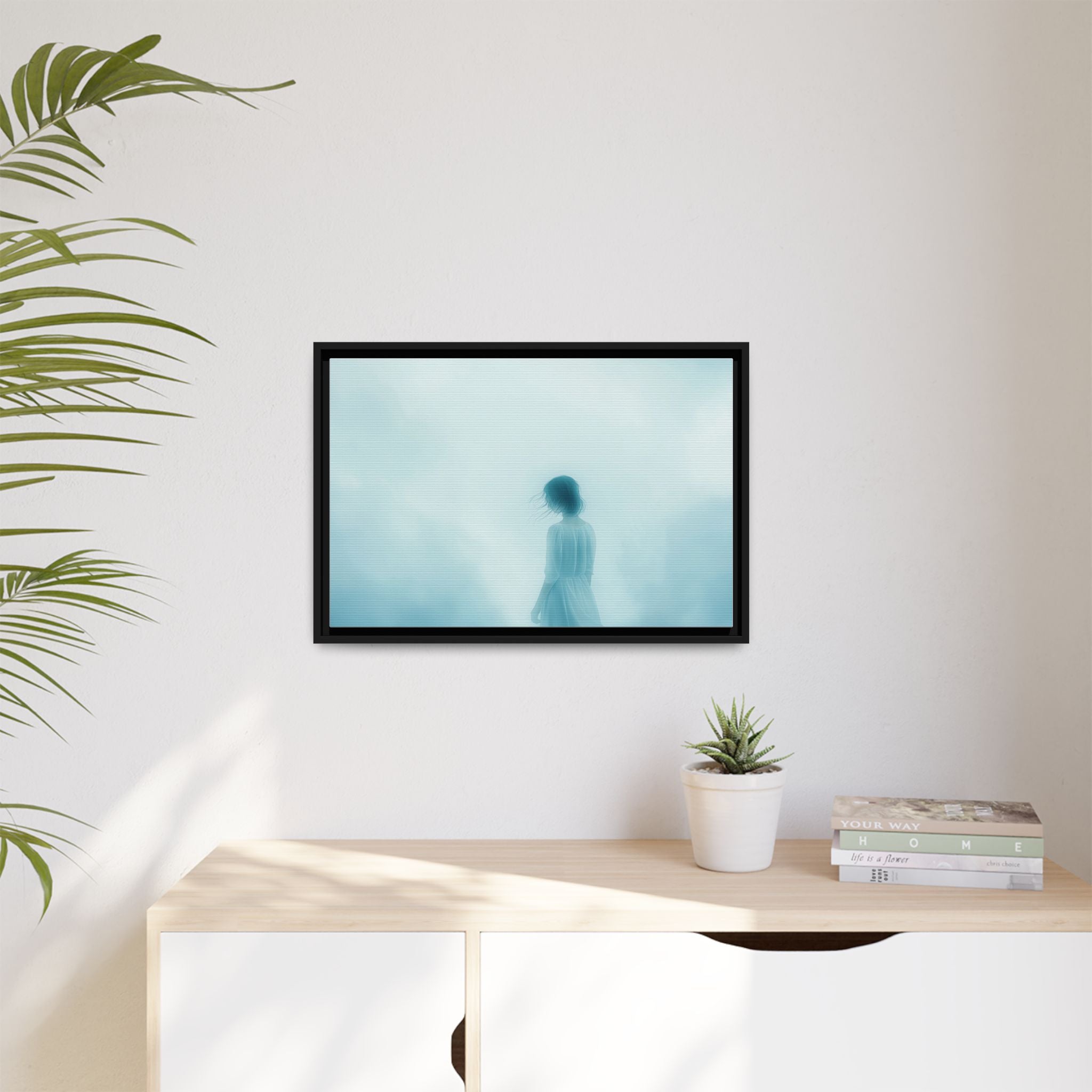 Serene Framed Canvas Art