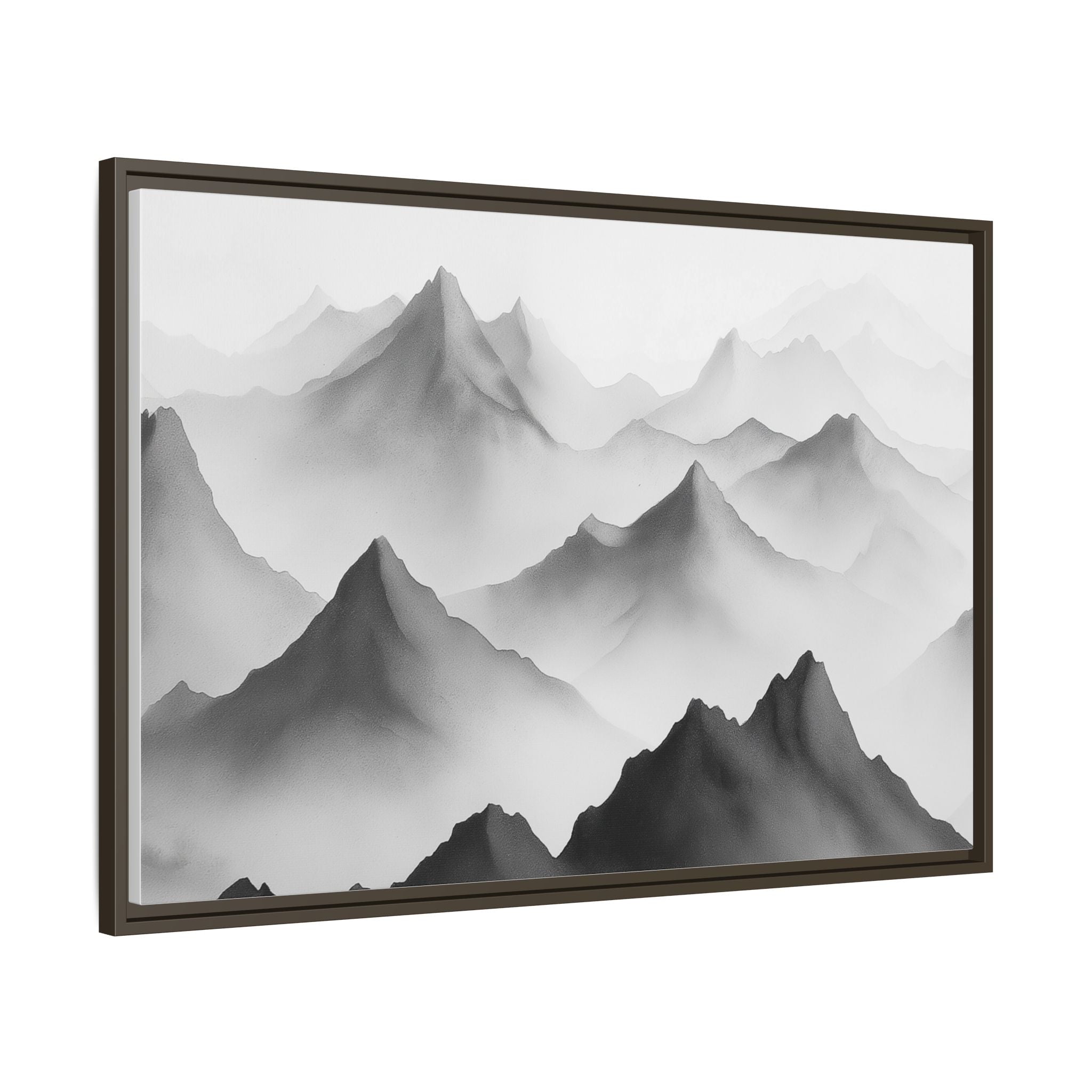 Framed Mountain Landscape Art Print