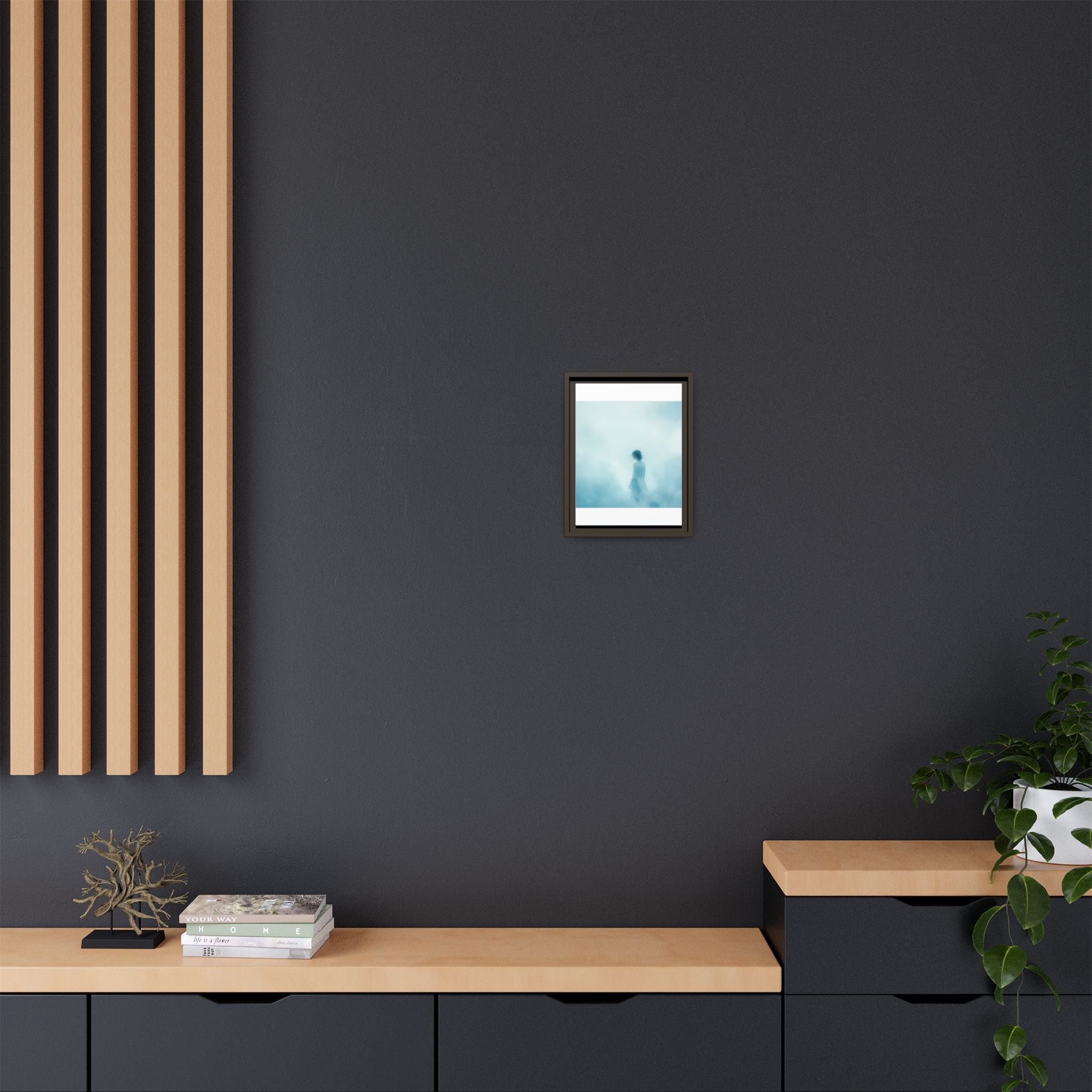 Serene Framed Canvas Art