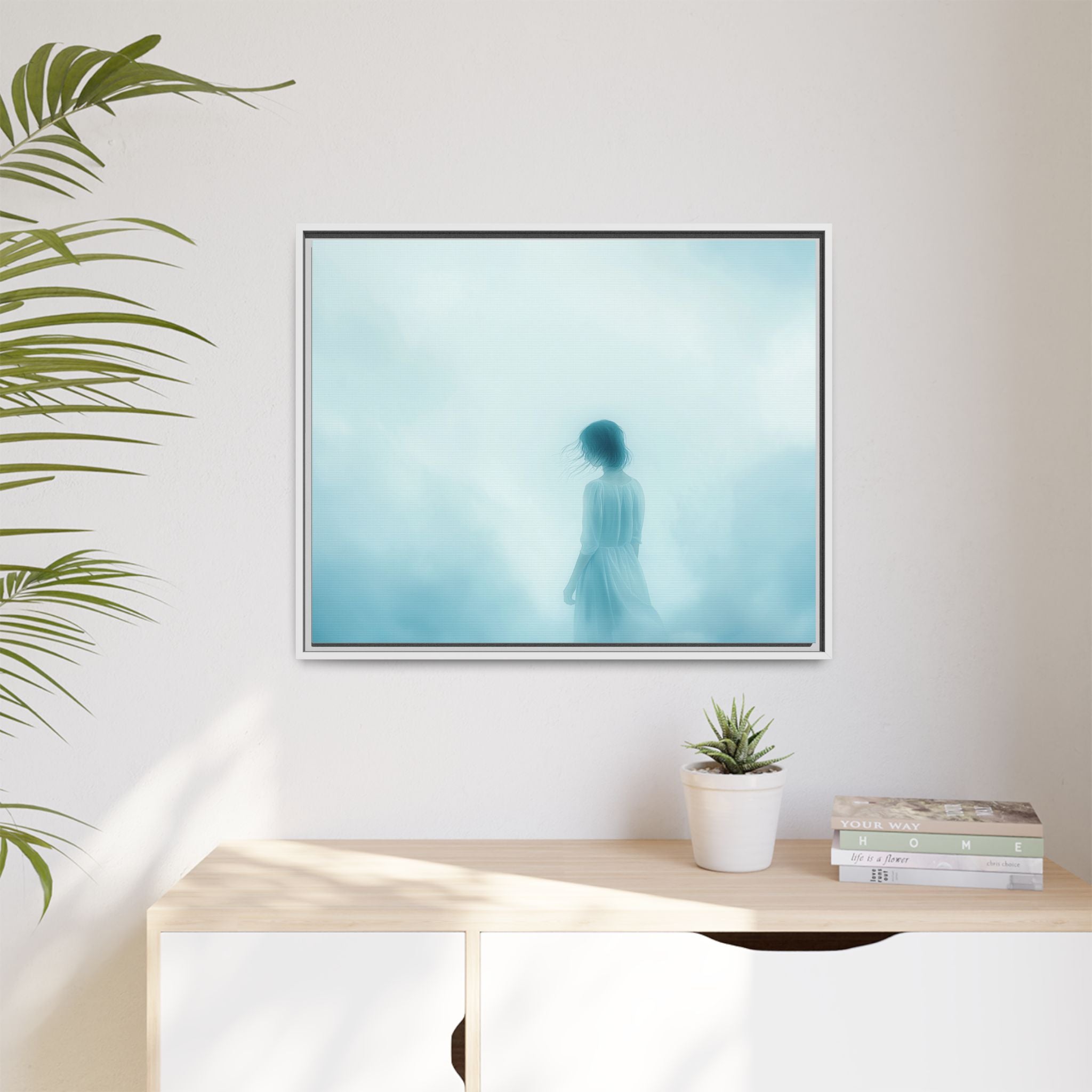 Serene Framed Canvas Art