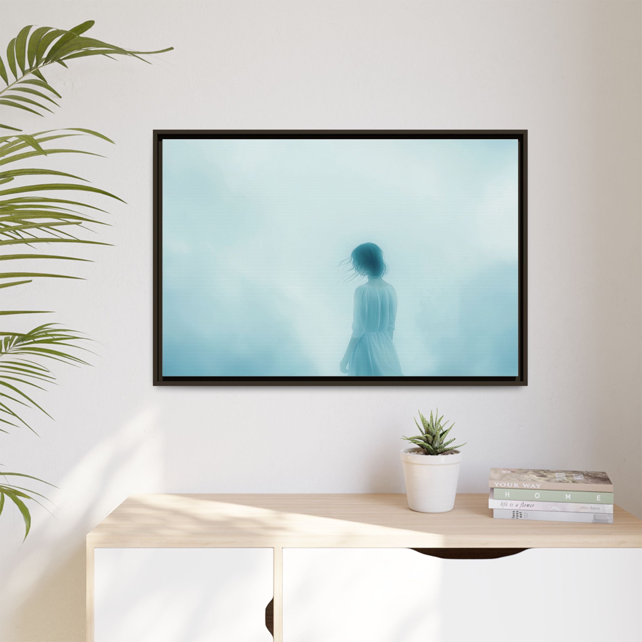 Serene Framed Canvas Art