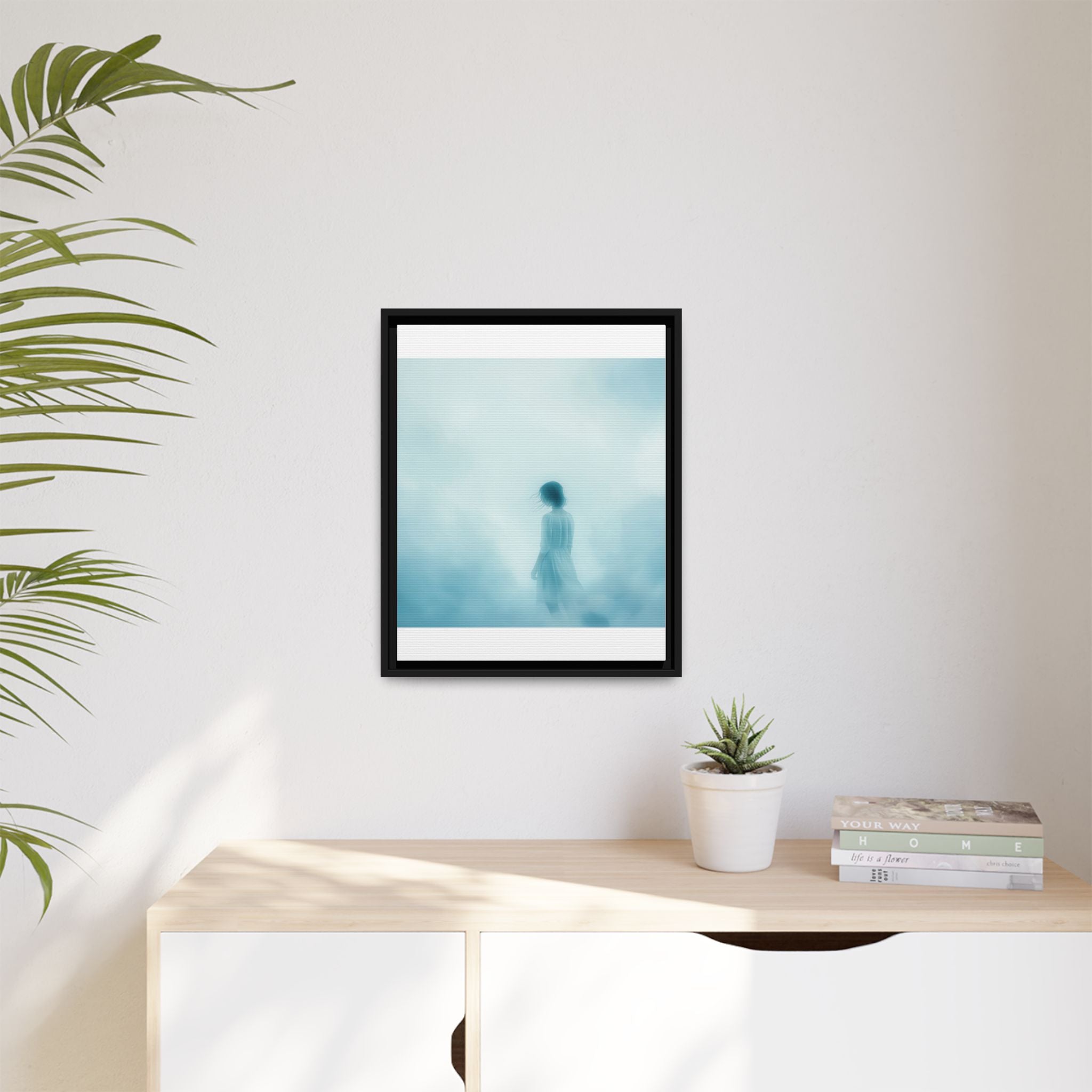 Serene Framed Canvas Art